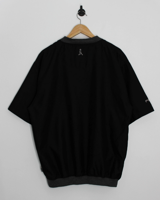 00s Ping Black Short Sleeve Windbreaker (M)