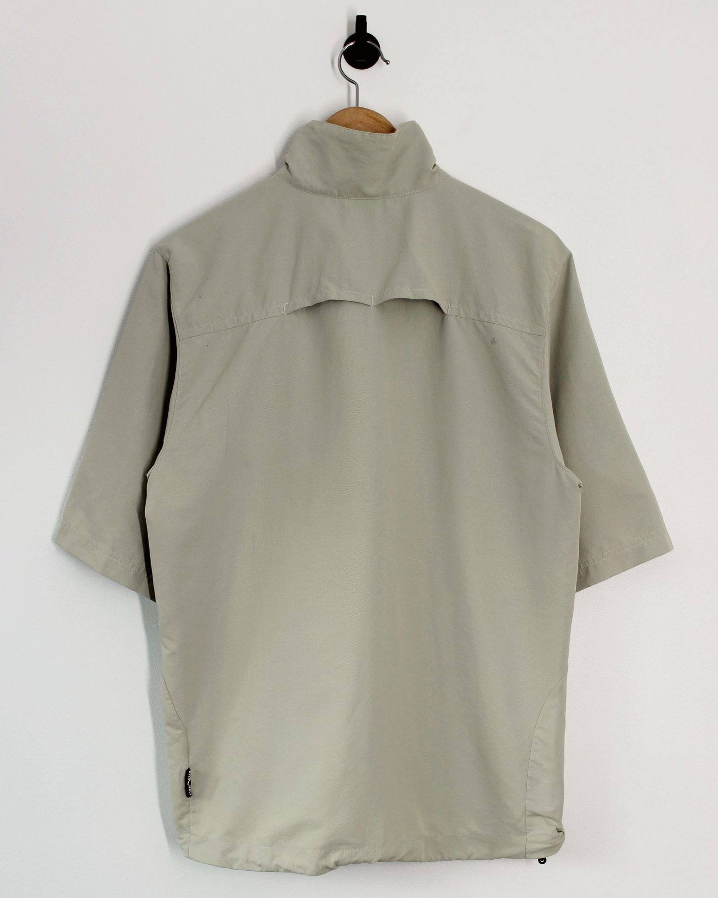 00s Nike Cream Short Sleeved Windbreaker (S)