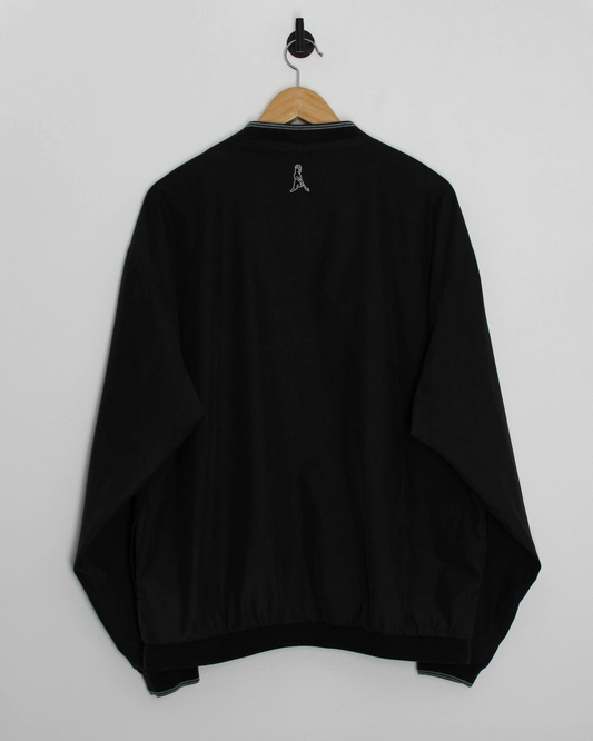00s Ping Black Crewneck Windbreaker (L)
