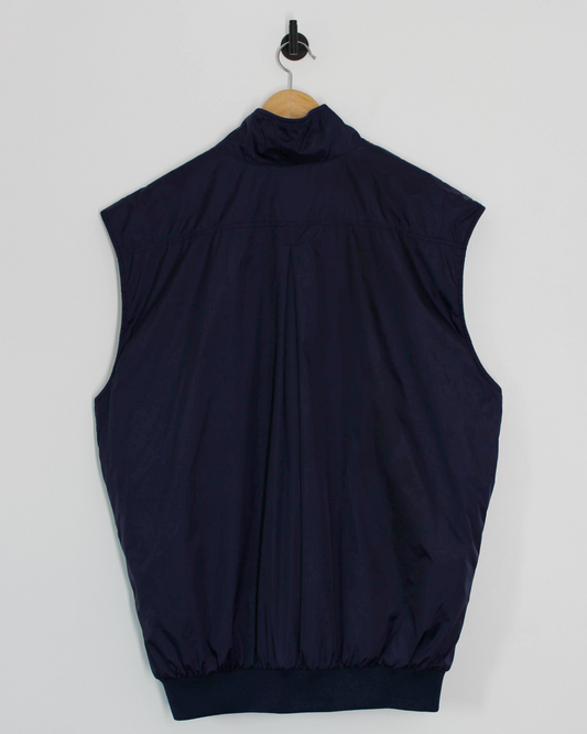 90s Nike Reversible Navy/Grey Full Zip Golf Vest (L)