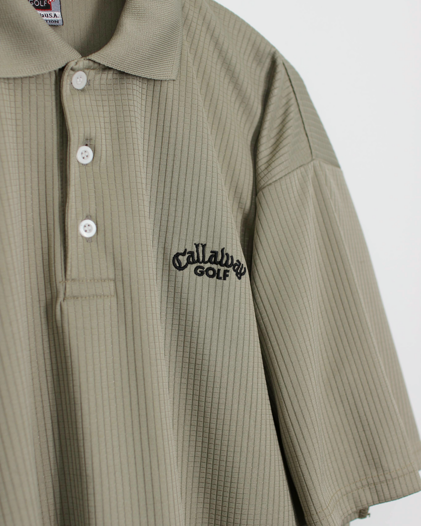 90s Callaway USA Collection Khaki Polo-Shirt (XL)