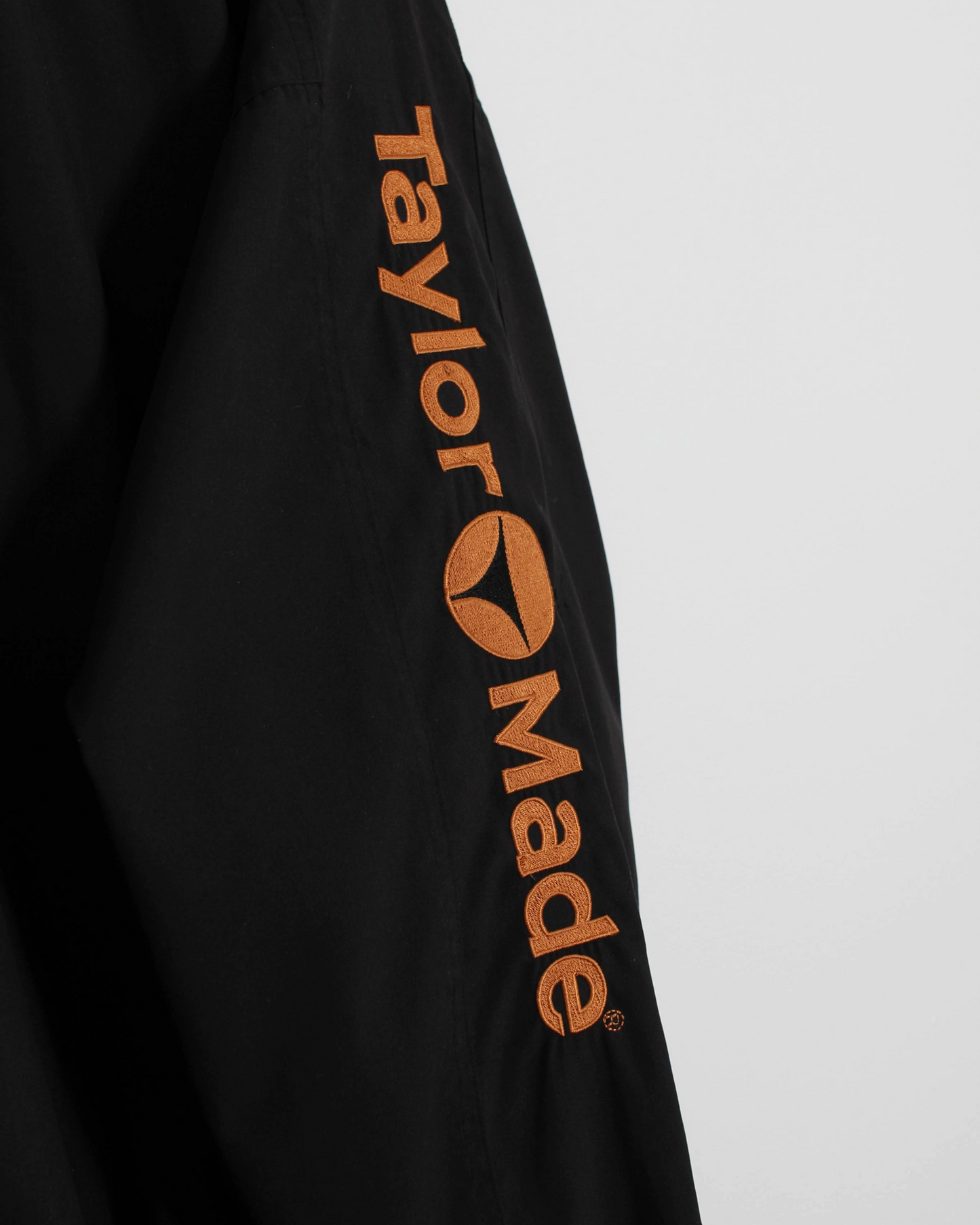 90s TaylorMade Black/Orange V-Neck Windbreaker (XL)
