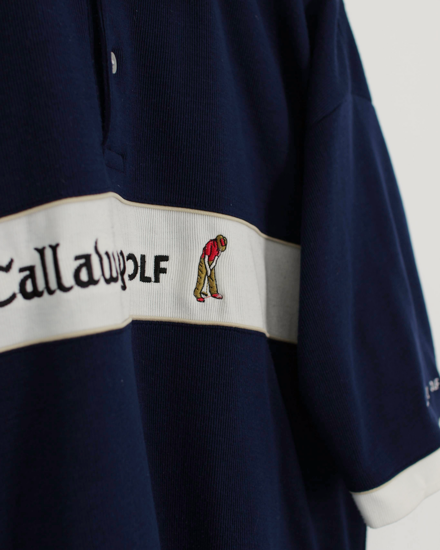 90s Callaway USA Collection Navy/White Polo-Shirt (L)