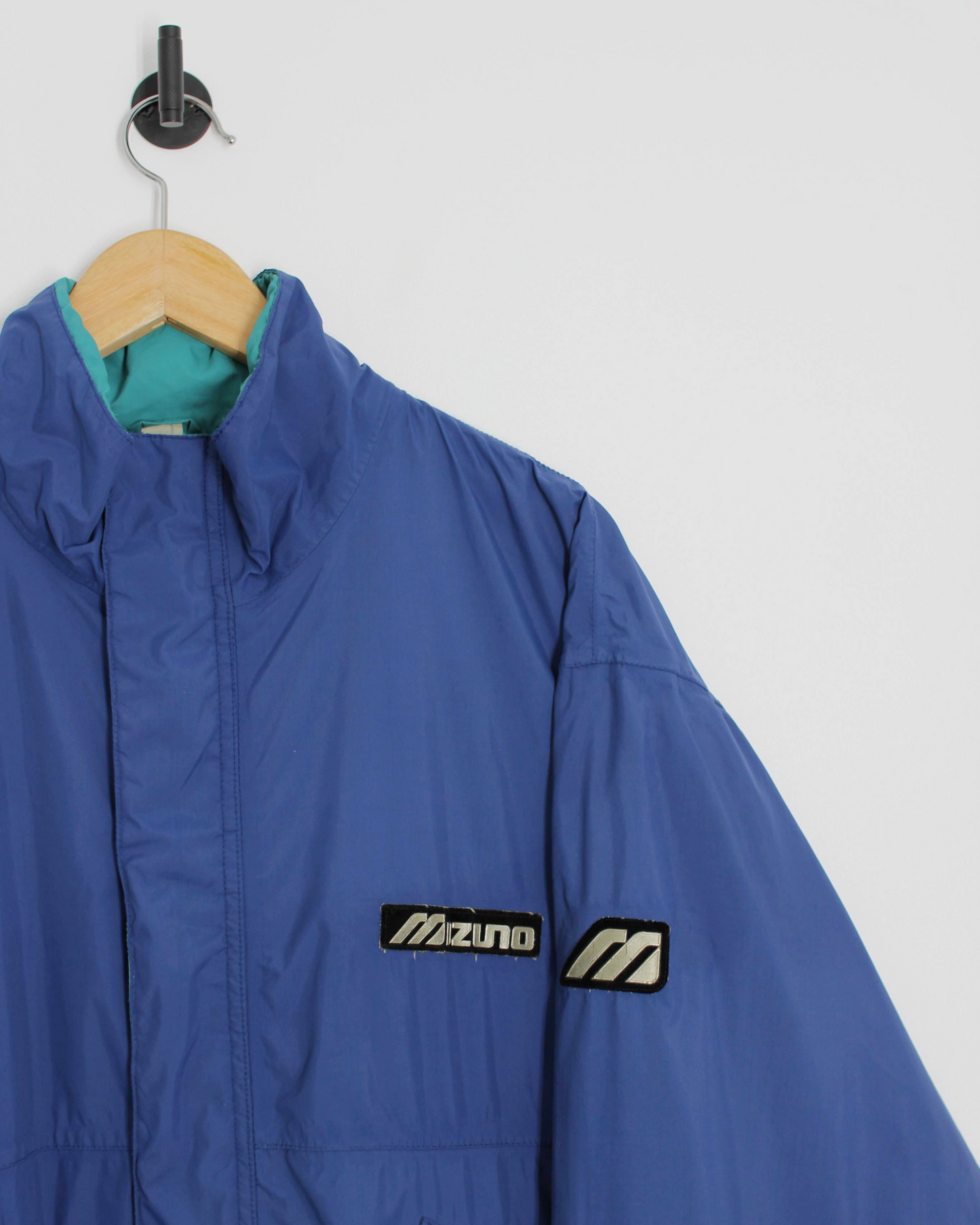 90s Mizuno Blue Full Zip Jacket (M)
