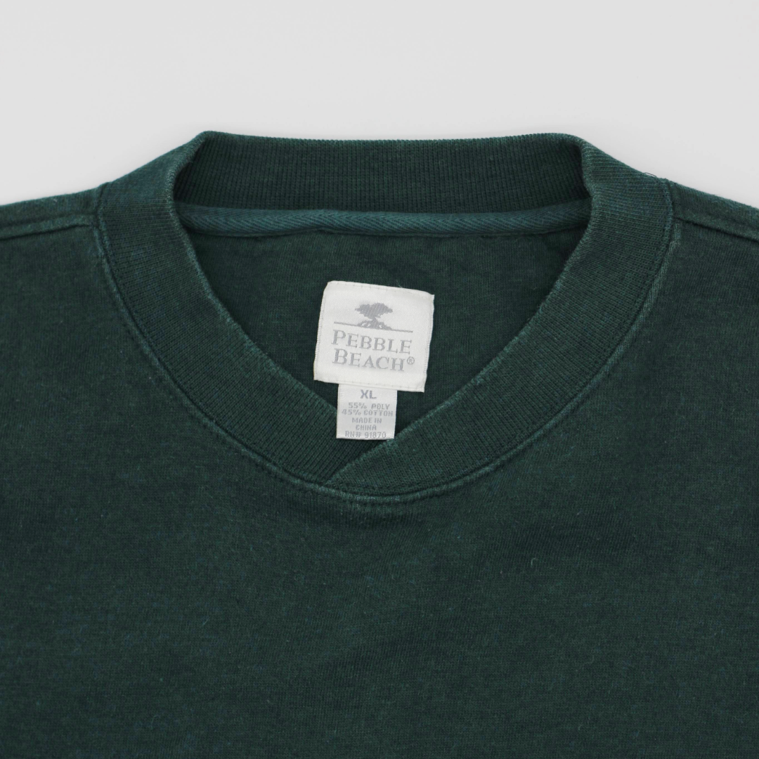 Pebble Beach Green Crewneck Jumper (XL)