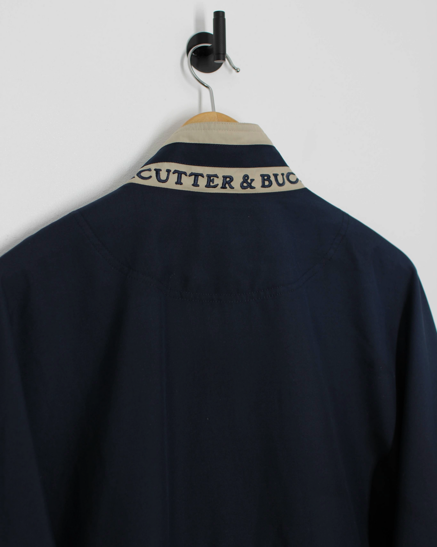 00s Cutter & Buck Kingsbarns Navy Full Zip Jacket (XL)