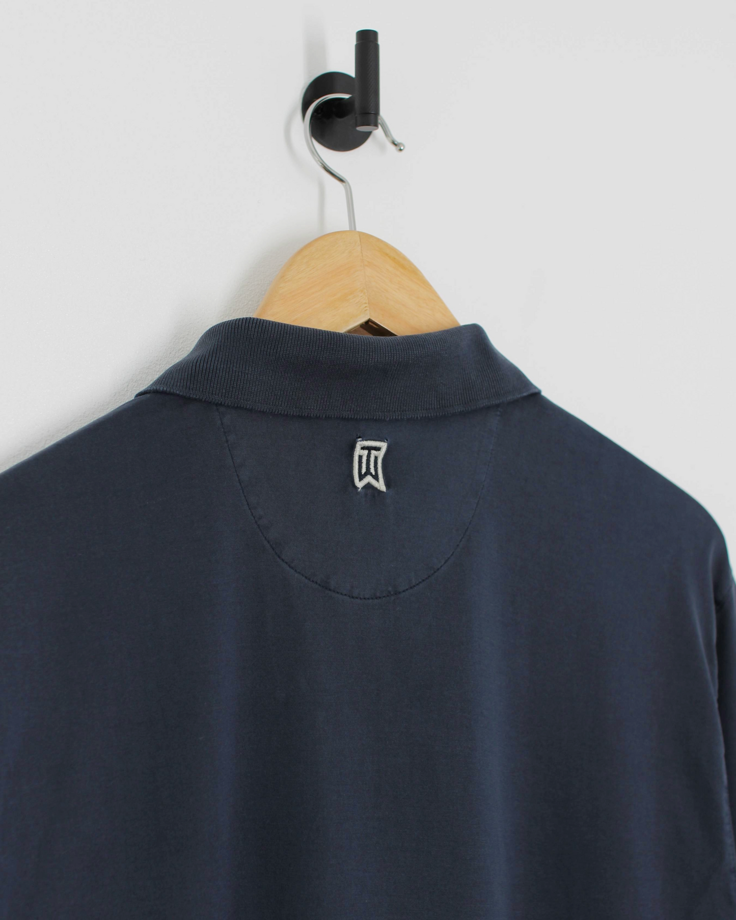 00s Nike Tiger Woods Navy Polo-Shirt (L)