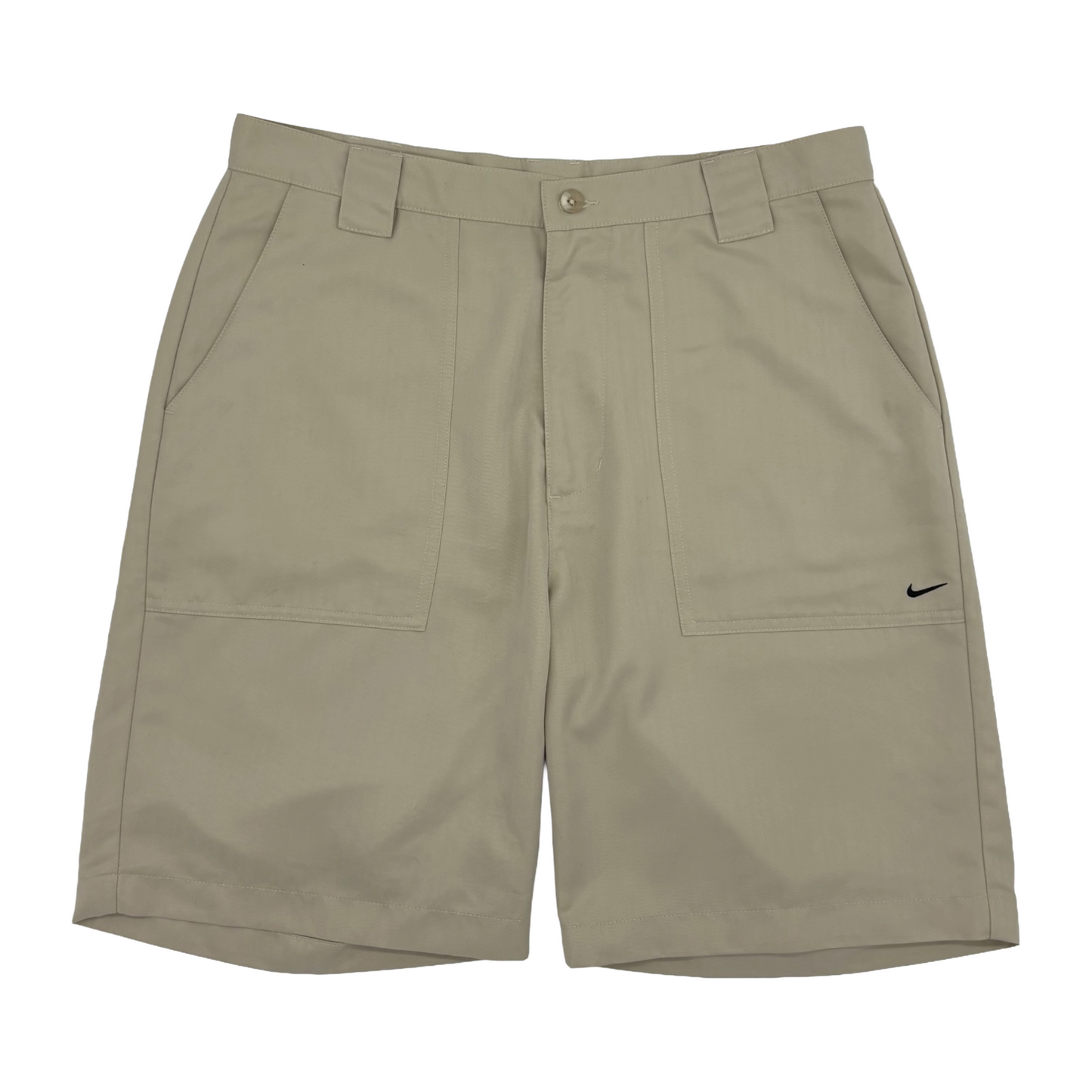 Nike Beige Golf Shorts (M, 34W)