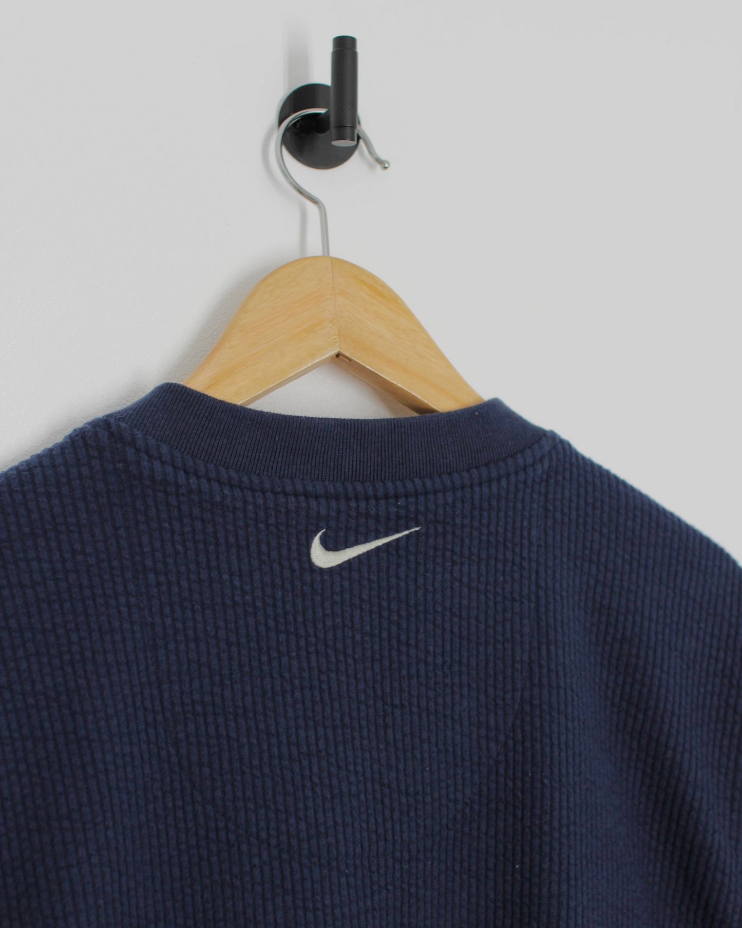 90s Nike Navy Ribbed Golf Vest (M)