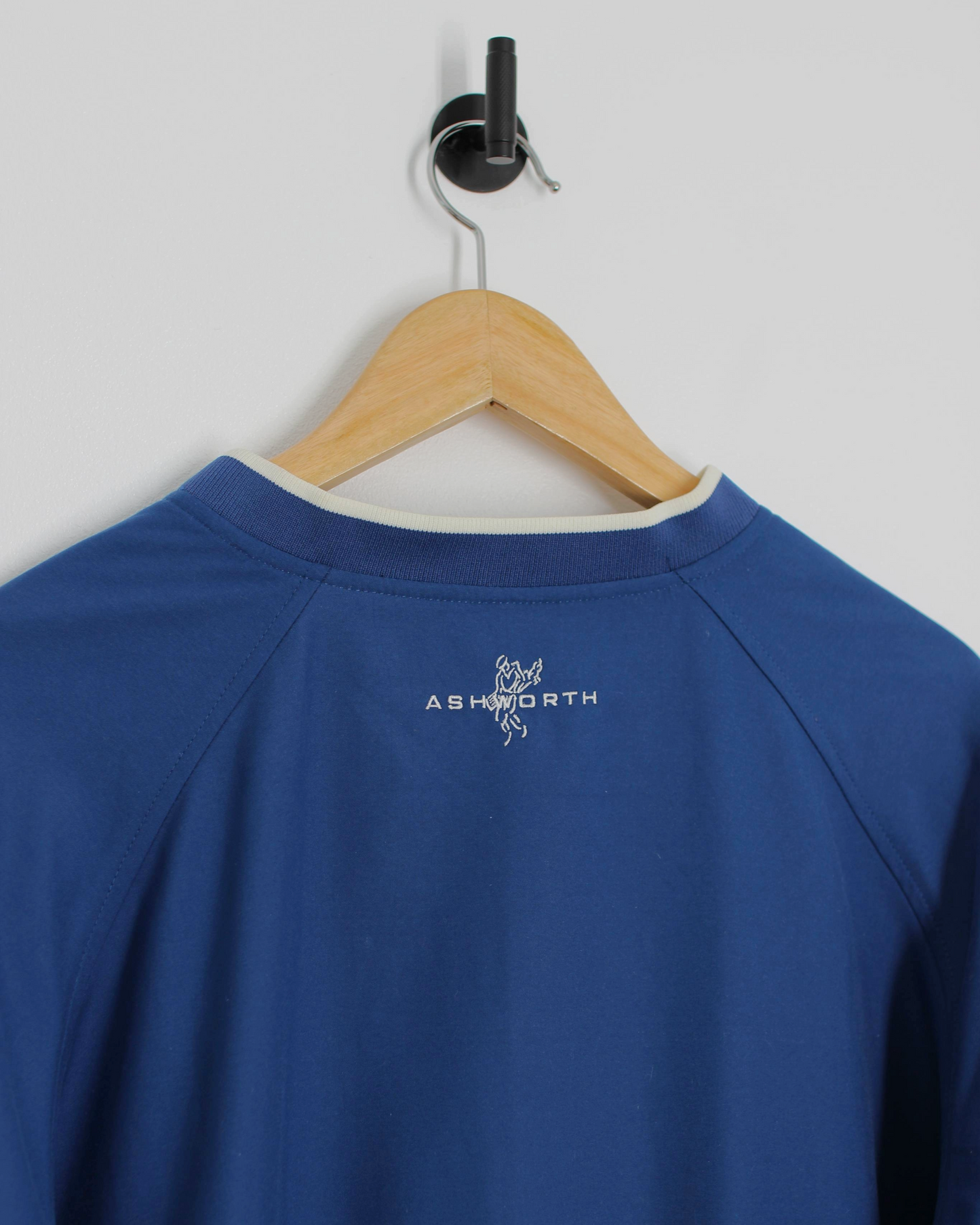 90s Ashworth Blue V-Neck Windbreaker (S)