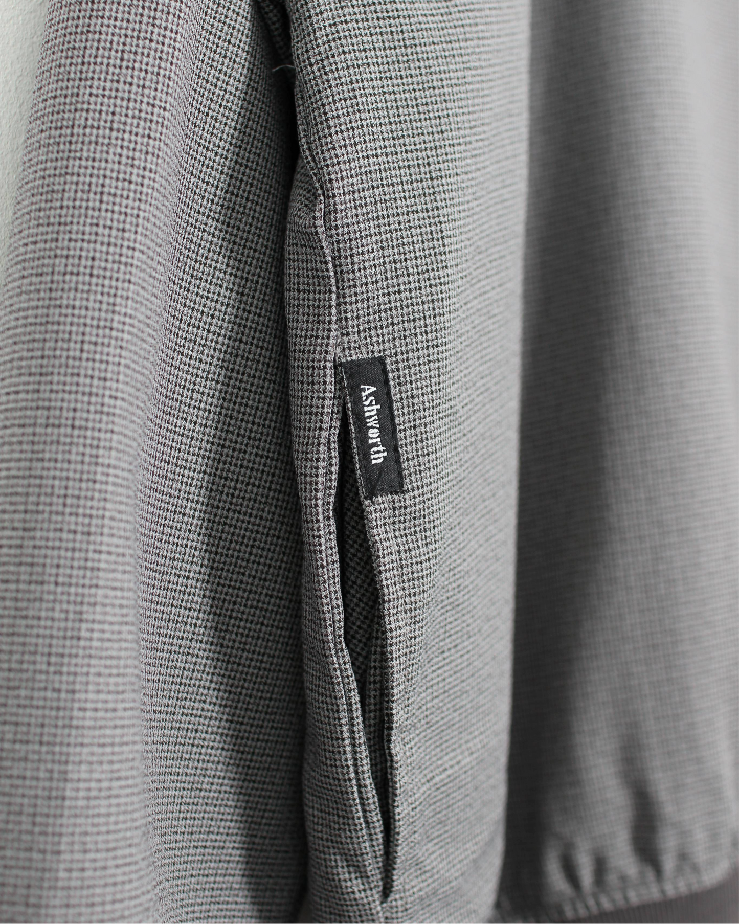 90s Ashworth Grey Woven Windbreaker (S)