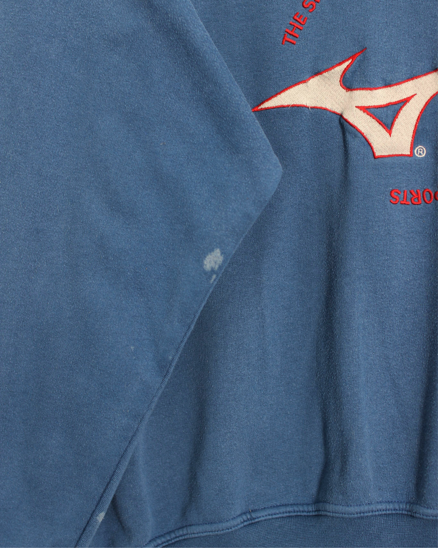 00s Mizuno ‘The Spirit Of World Sports’ Blue Crewneck Sweatshirt (M)