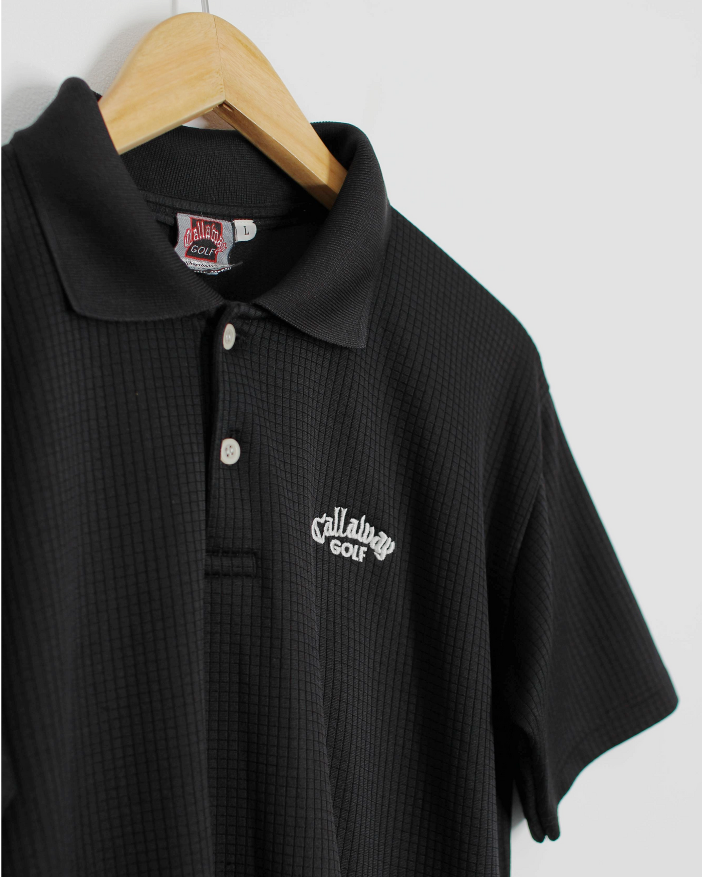 90s Callaway Black Polo-Shirt (S)
