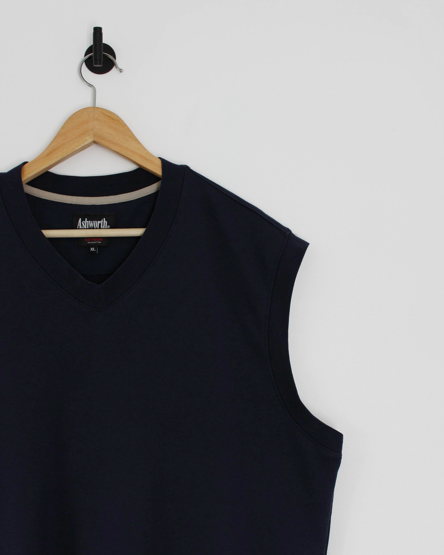 Ashworth EZ-Tech Navy Cotton Golf Vest (XL)