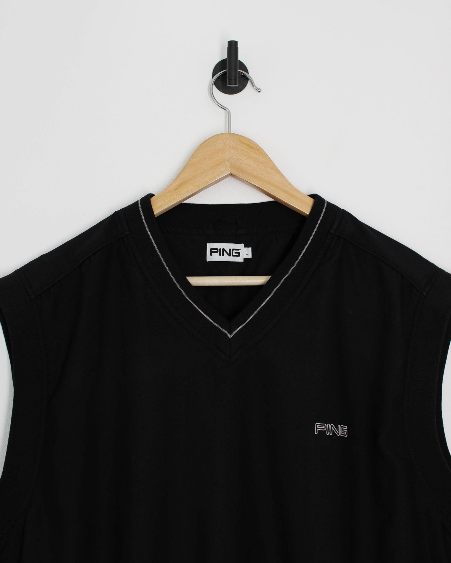 00s Ping Black Golf Vest (L)