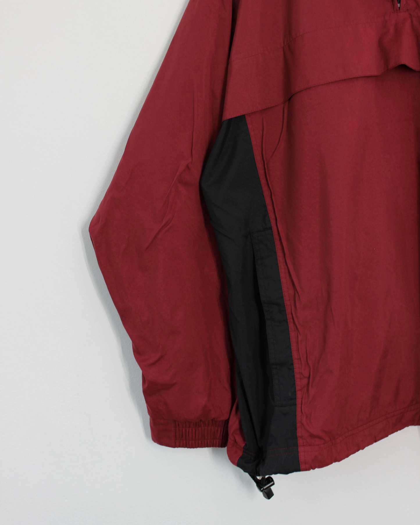 00s Nike Shield Logo Storm-Fit Red/Black Quarter Zip Jacket (XL)
