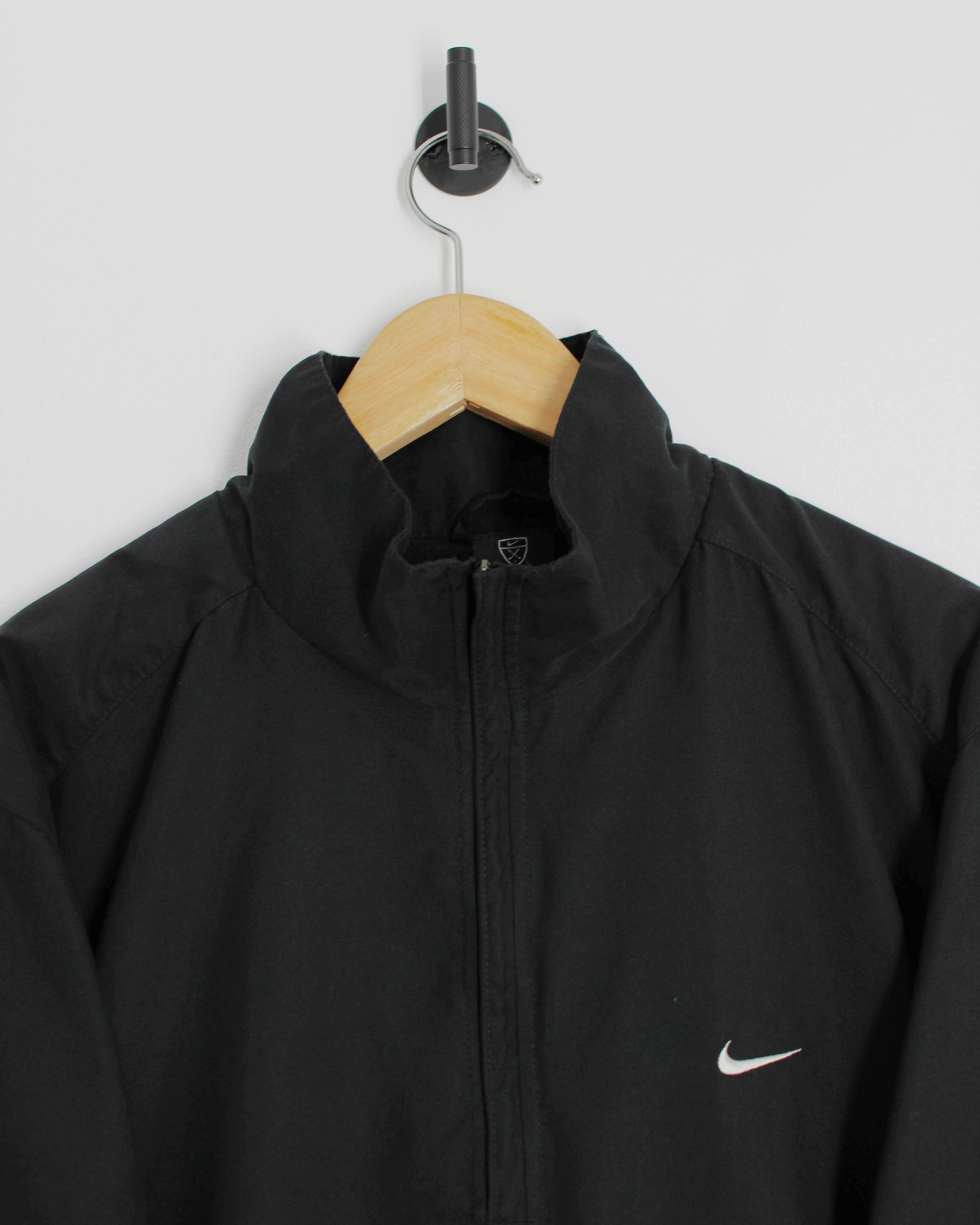 00s Nike Black Short Sleeve Windbreaker (L)