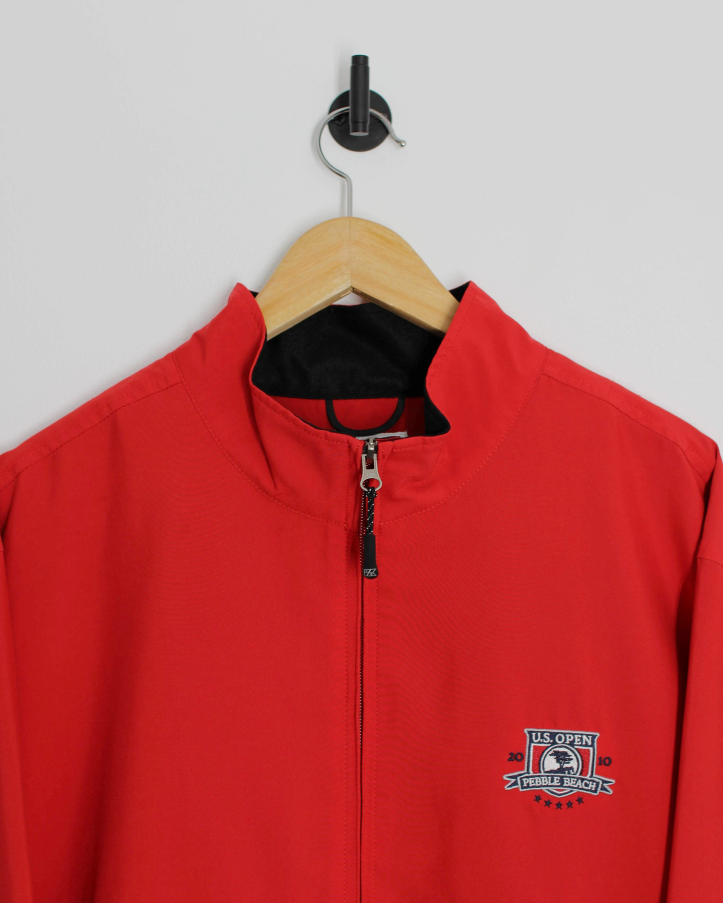 2010 US Open Cutter & Buck Red Half Zip Jacket (XL)