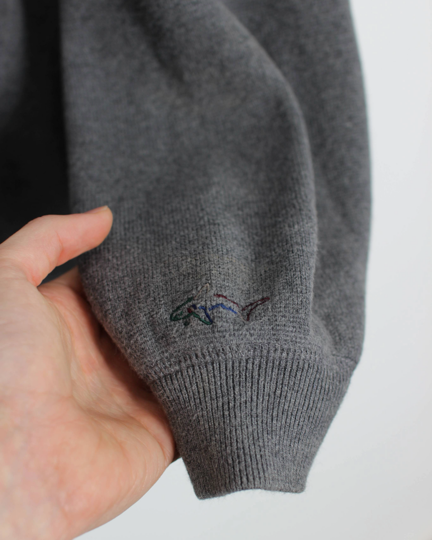 90s Greg Norman Grey Crewneck Sweatshirt Pullover (L)