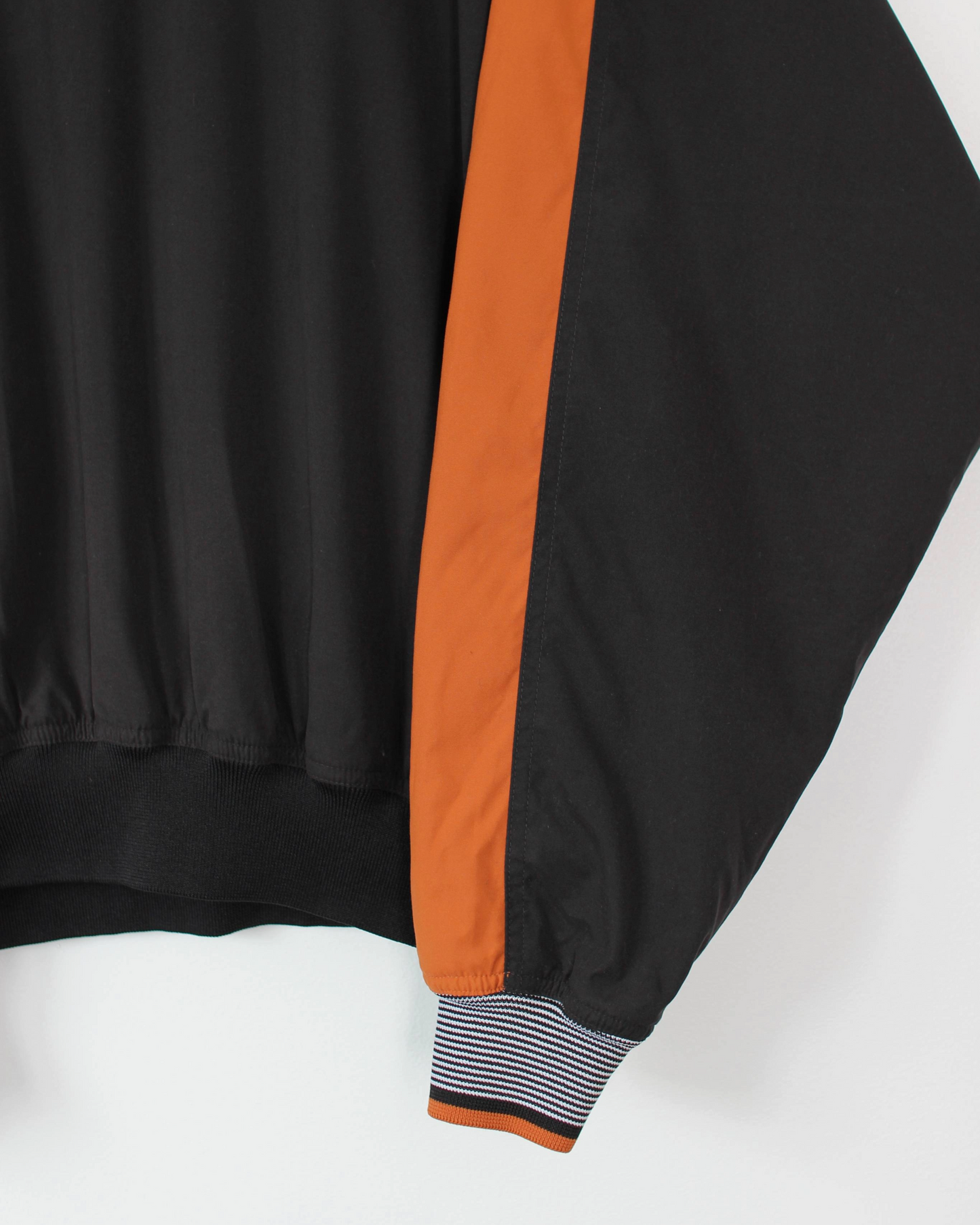 90s TaylorMade Black/Orange V-Neck Windbreaker (L)