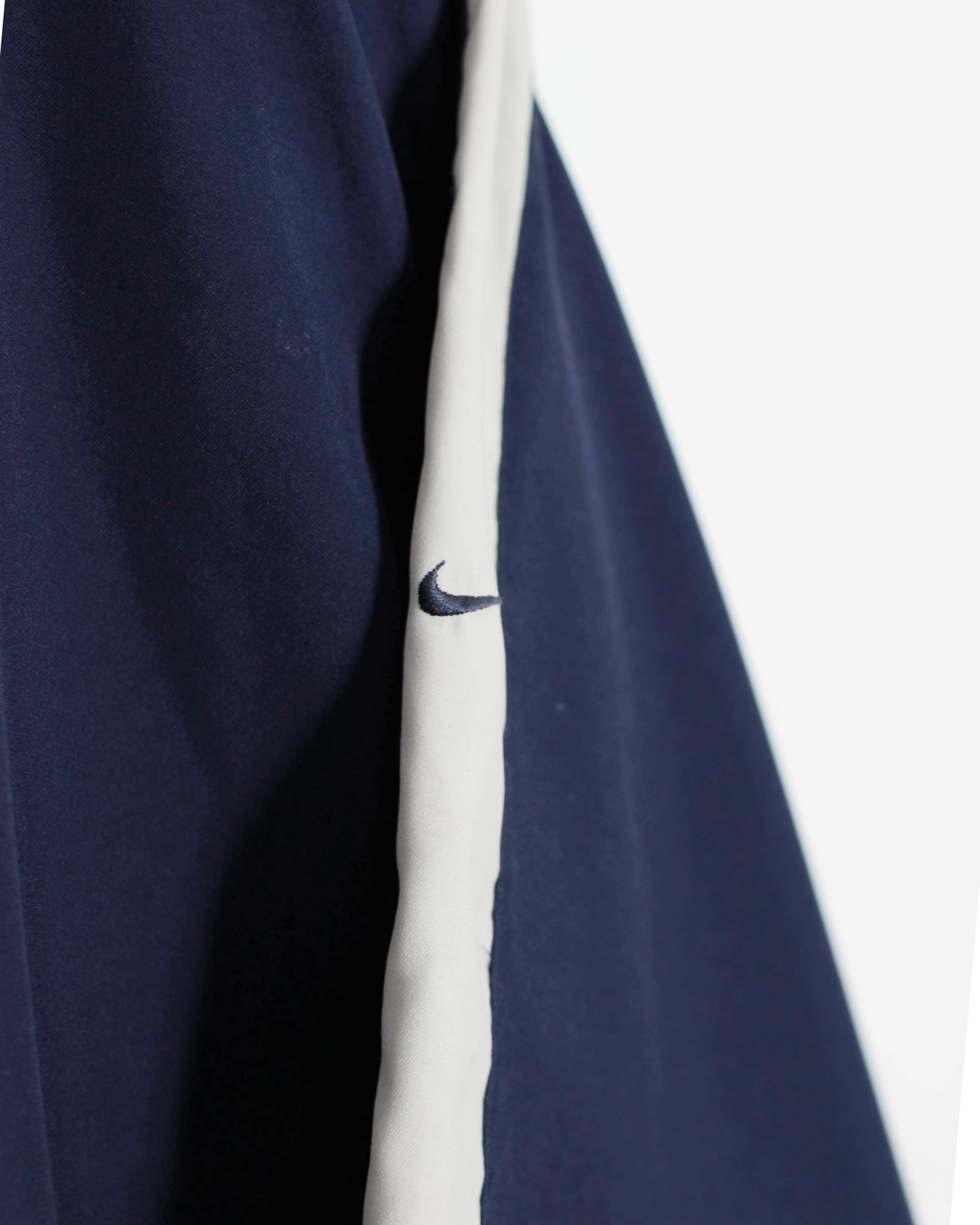 00s Nike Shield Logo Navy/White Quarter Zip Windbreaker (L)