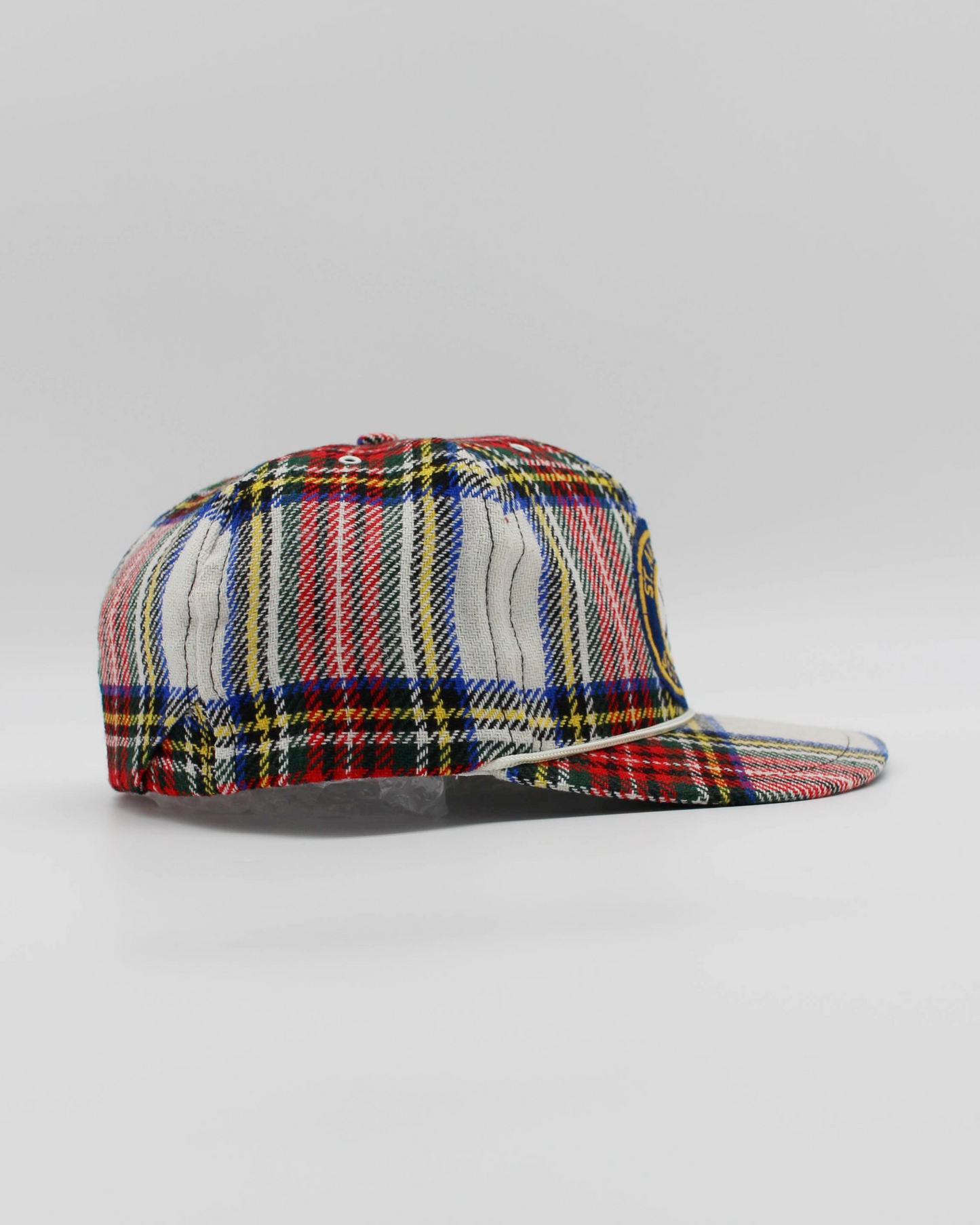 90s St Andrews Red Tartan Cap (XL)