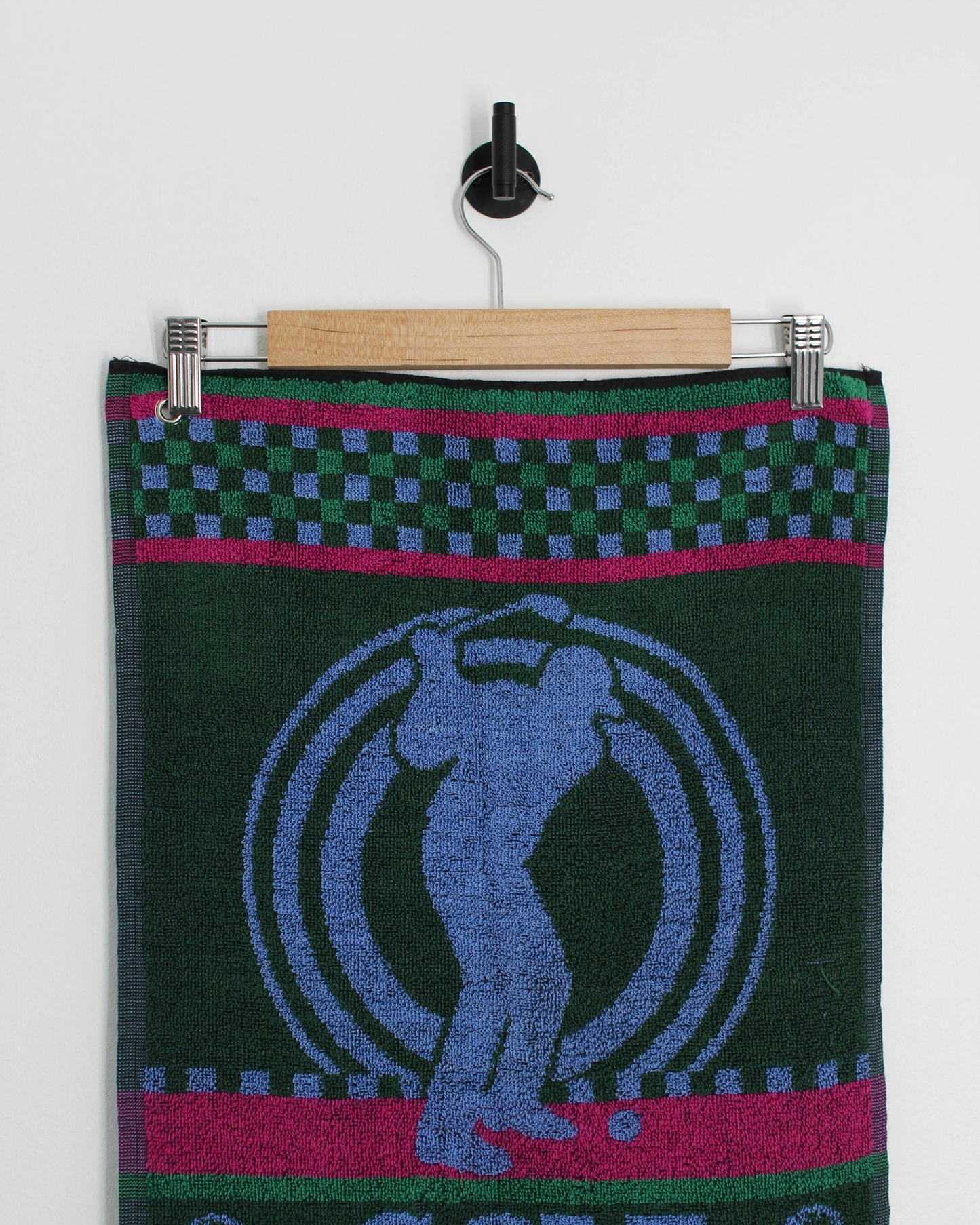 90s Abstract Green/Blue/Pink Golf Towel