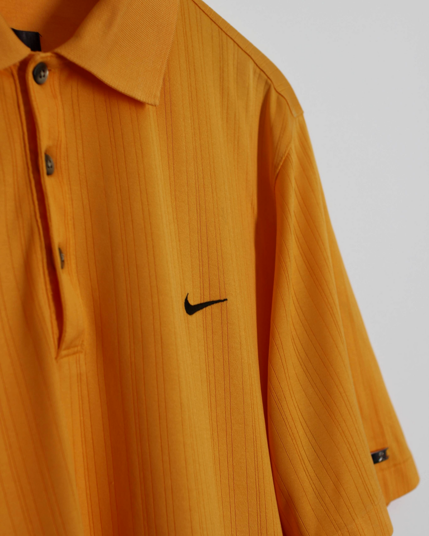 00s Nike Tiger Woods Orange Polo-Shirt (M)