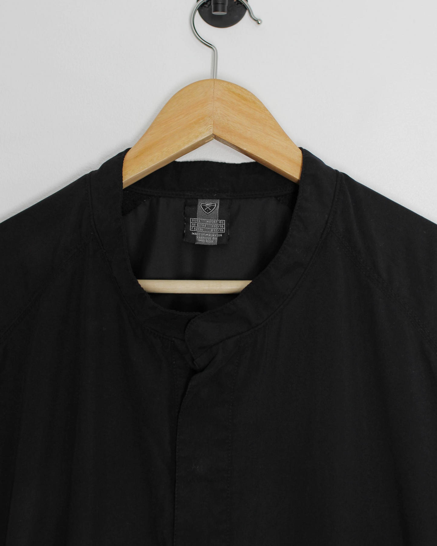 00s Nike Black Quarter Snap Windbreaker (L)