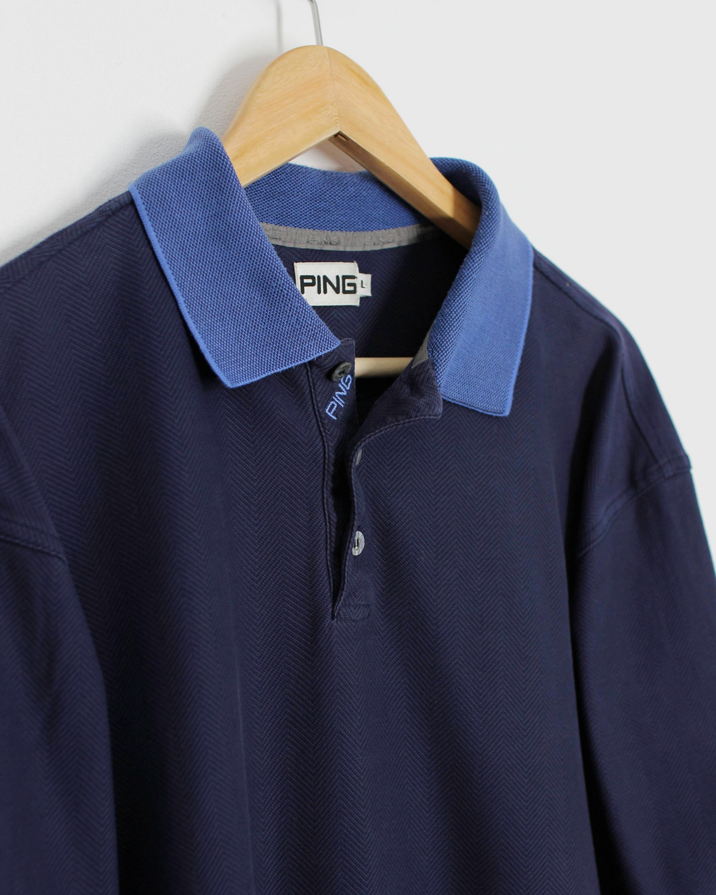 00s Ping Navy/Blue Polo-Shirt (L)