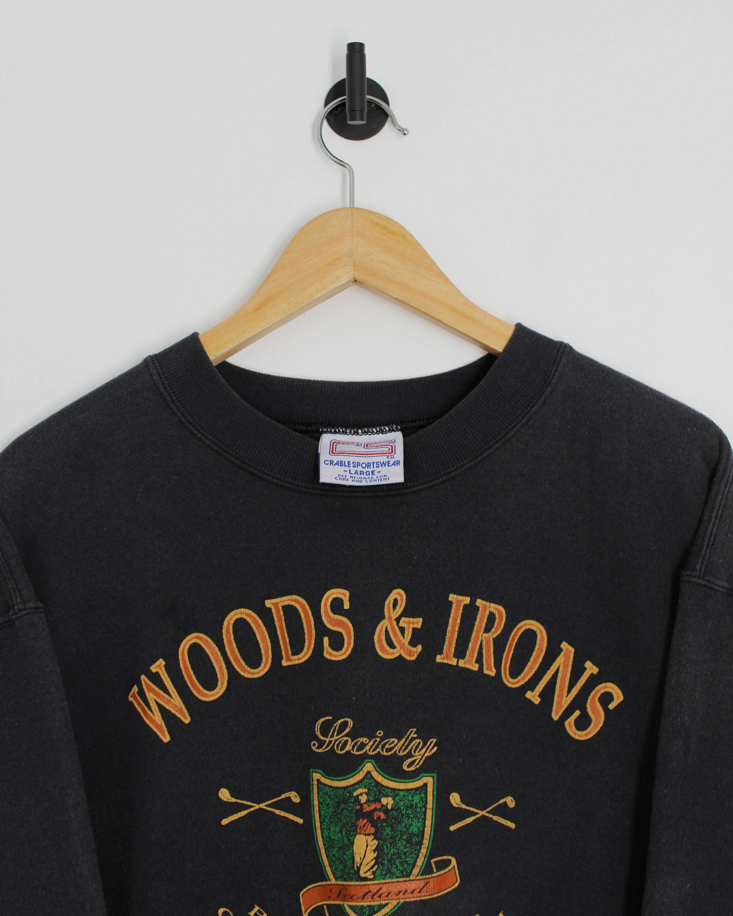90s ‘Woods & Irons Society’ Crewneck Sweatshirt (M)