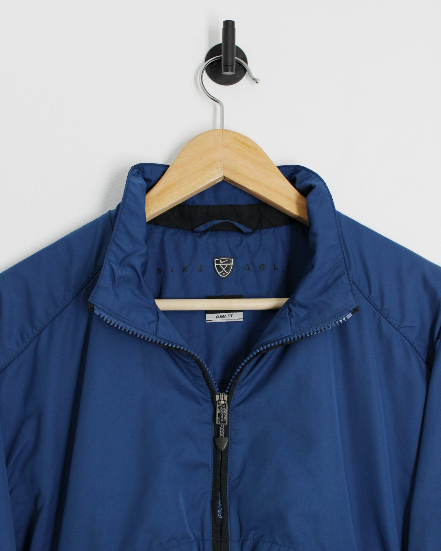 00s Nike Blue/Black Half Zip Jacket (M)
