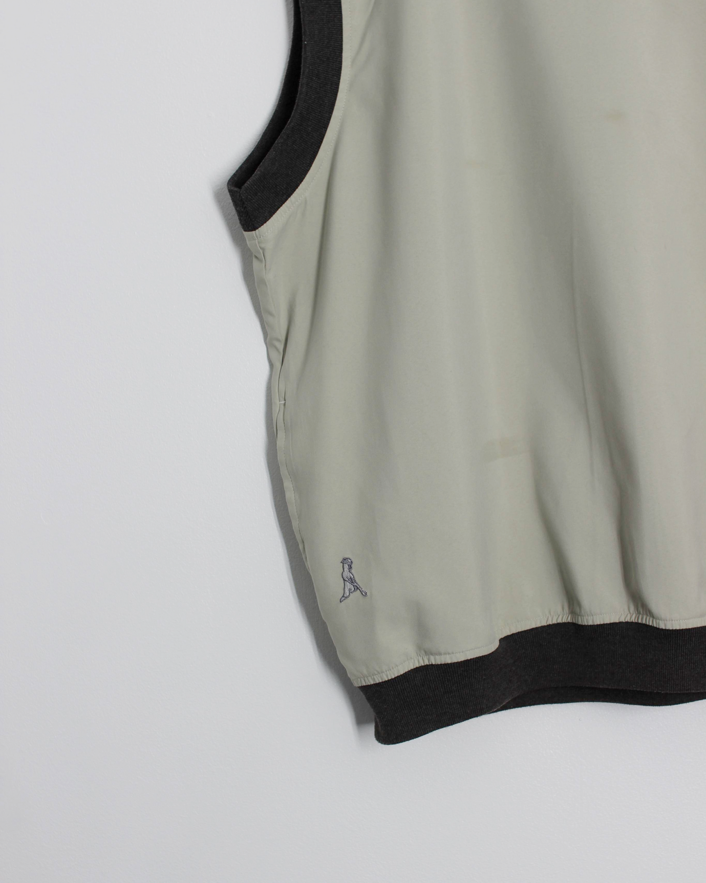 00s Ping Beige/Grey V-Neck Golf Vest (L)