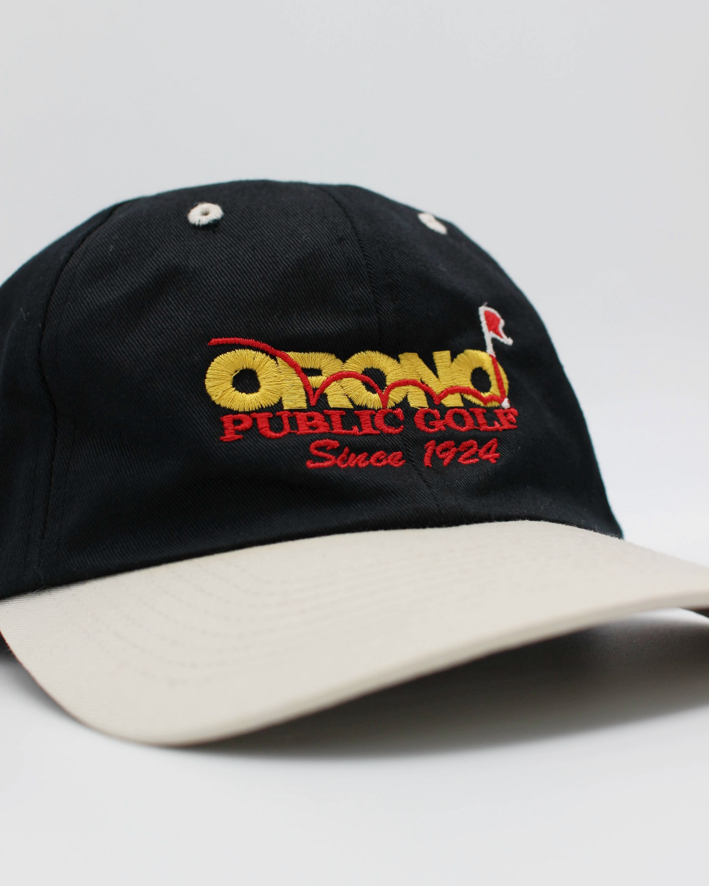 Orono Public Golf Course Black/Beige Cap