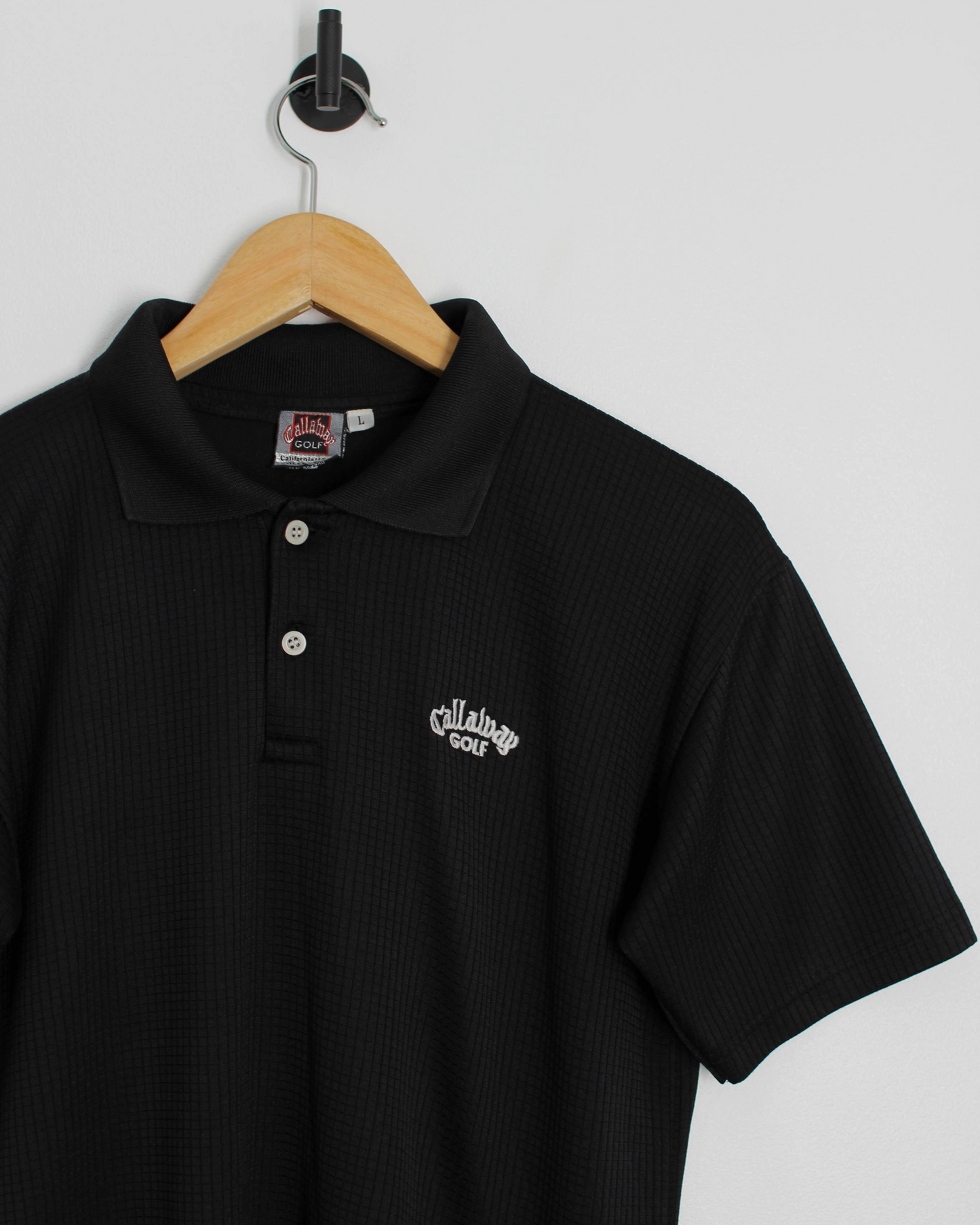 90s Callaway Black Polo-Shirt (S)