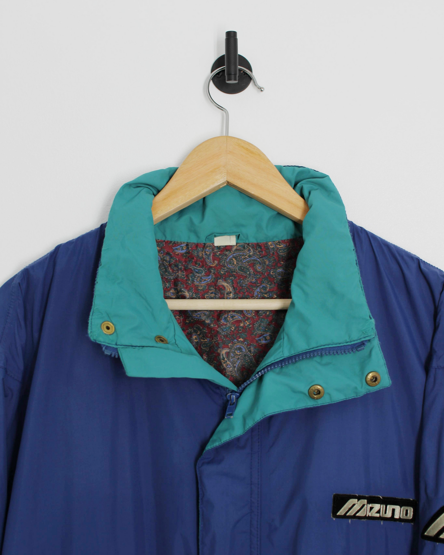 90s Mizuno Blue Full Zip Jacket (M)