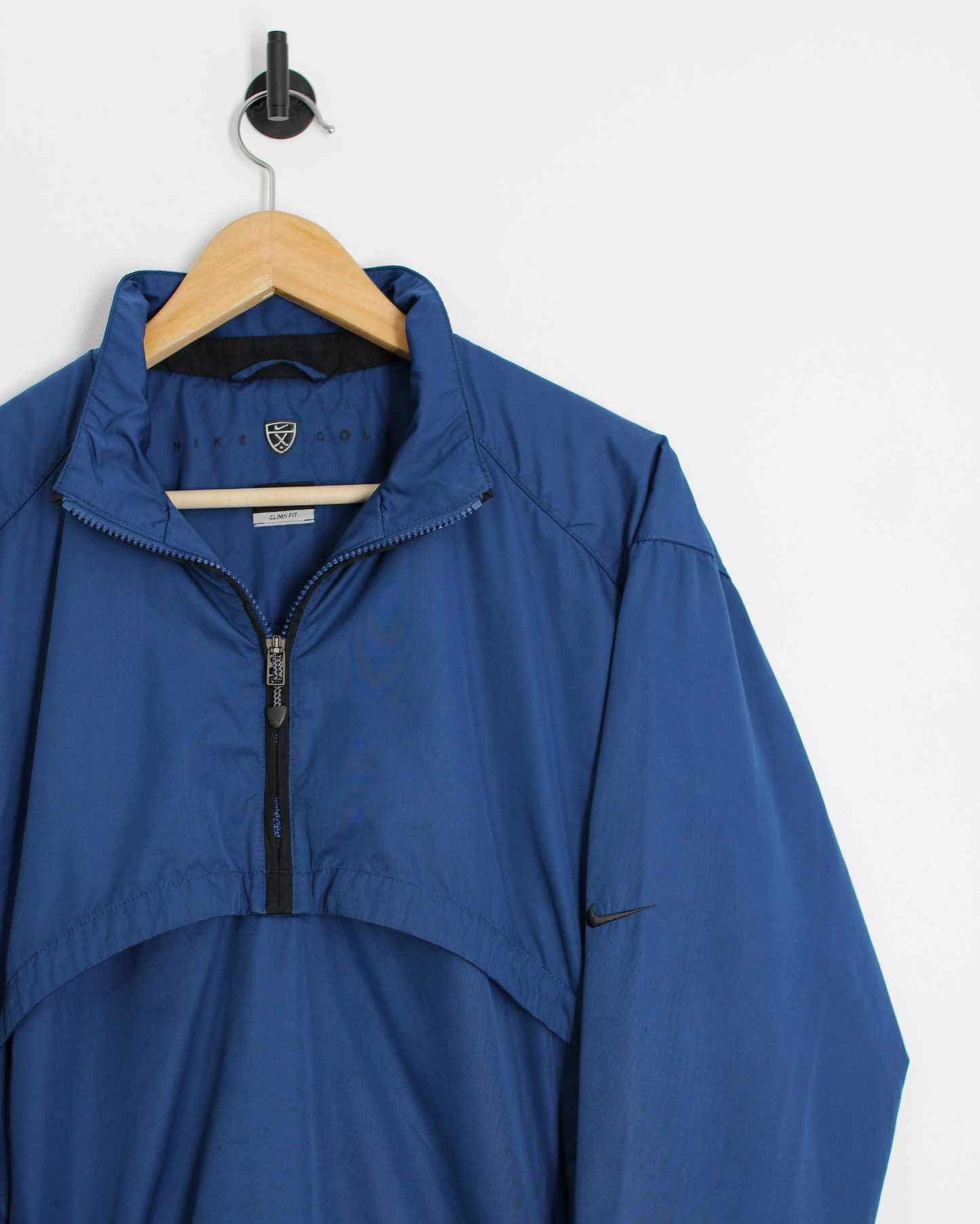 00s Nike Blue/Black Half Zip Jacket (M)