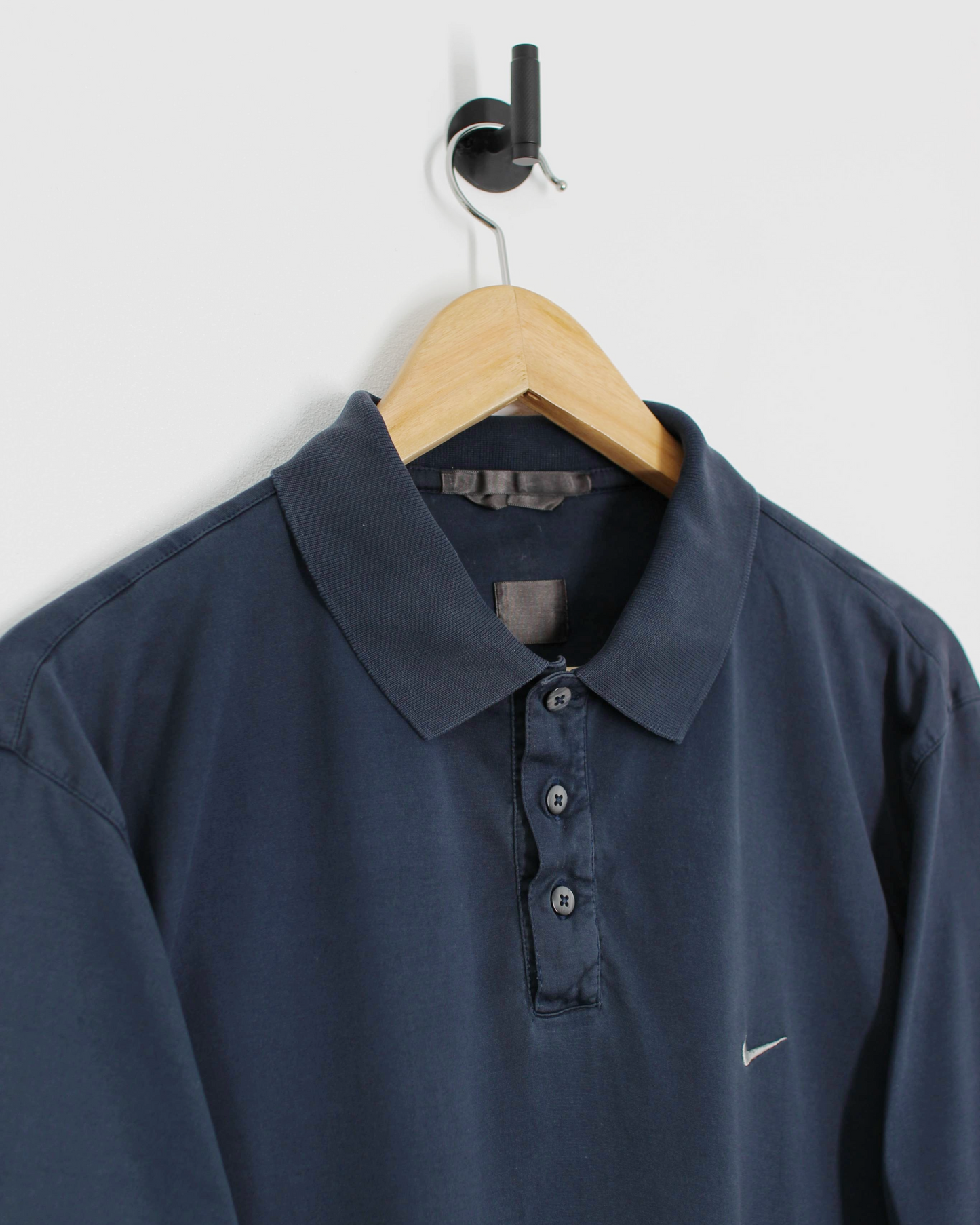 00s Nike Tiger Woods Navy Polo-Shirt (L)