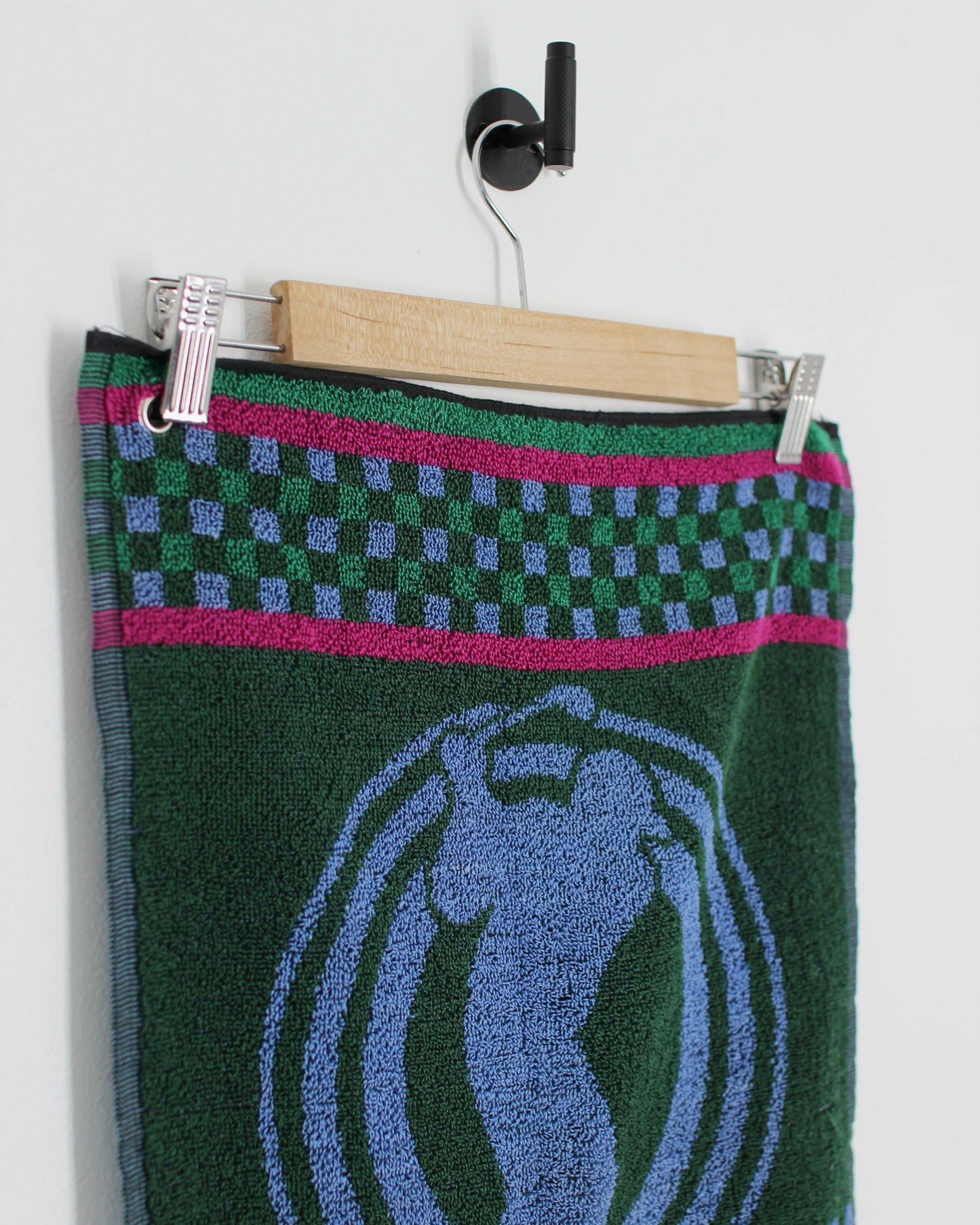 90s Abstract Green/Blue/Pink Golf Towel