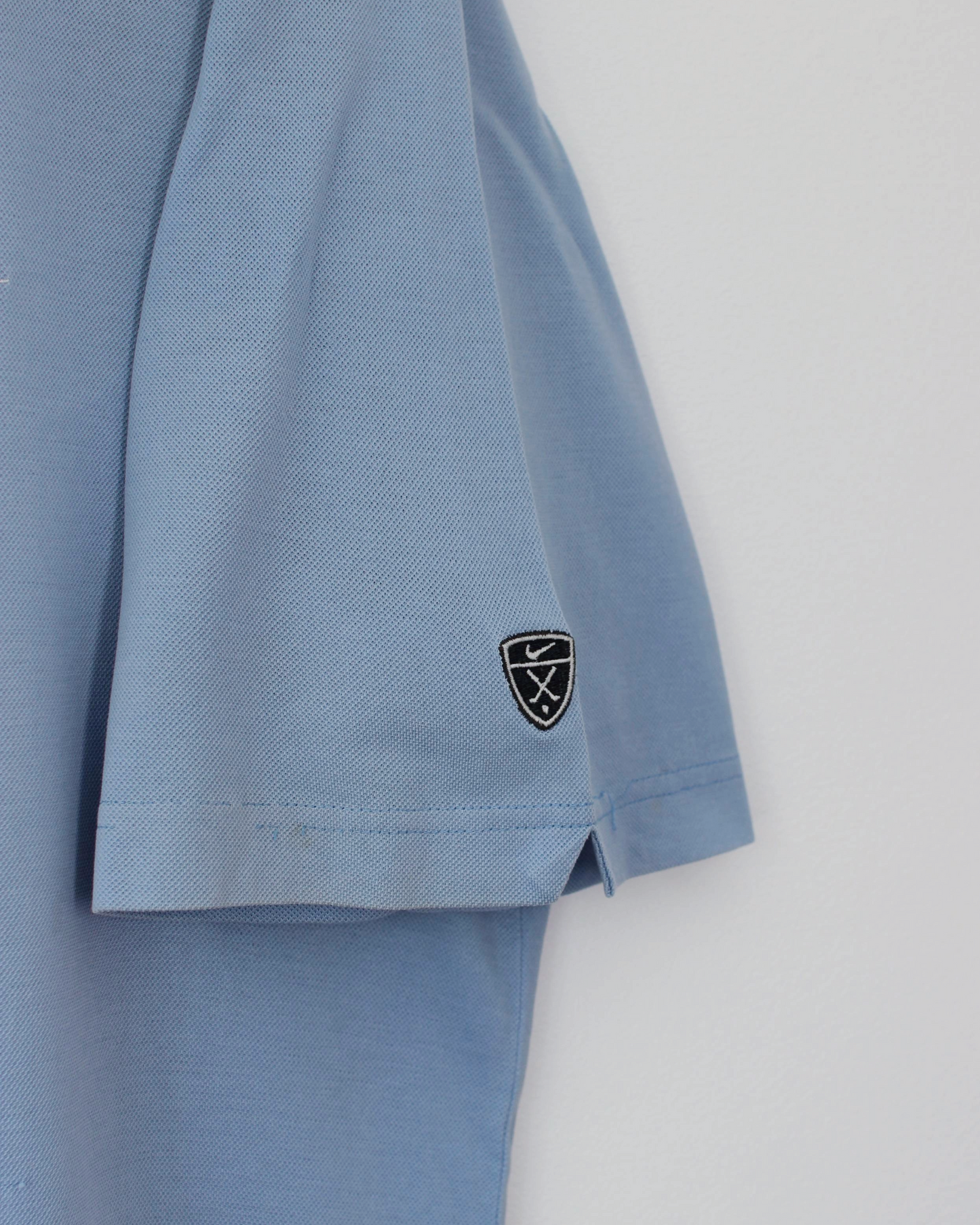 00s Nike Tiger Woods Light Blue Polo-Shirt (XL)