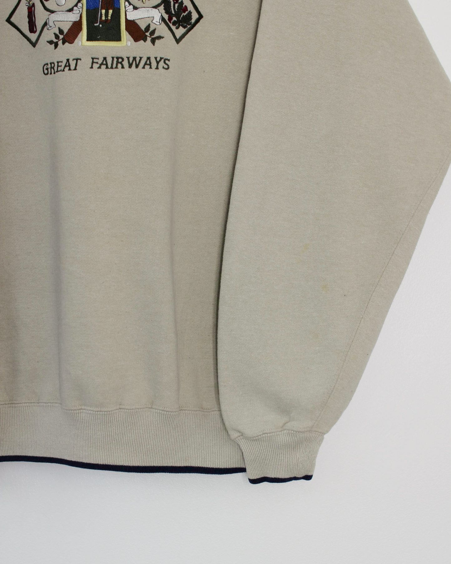 90s St Andrews ‘Great Fairways’ Crewneck Sweatshirt (M)