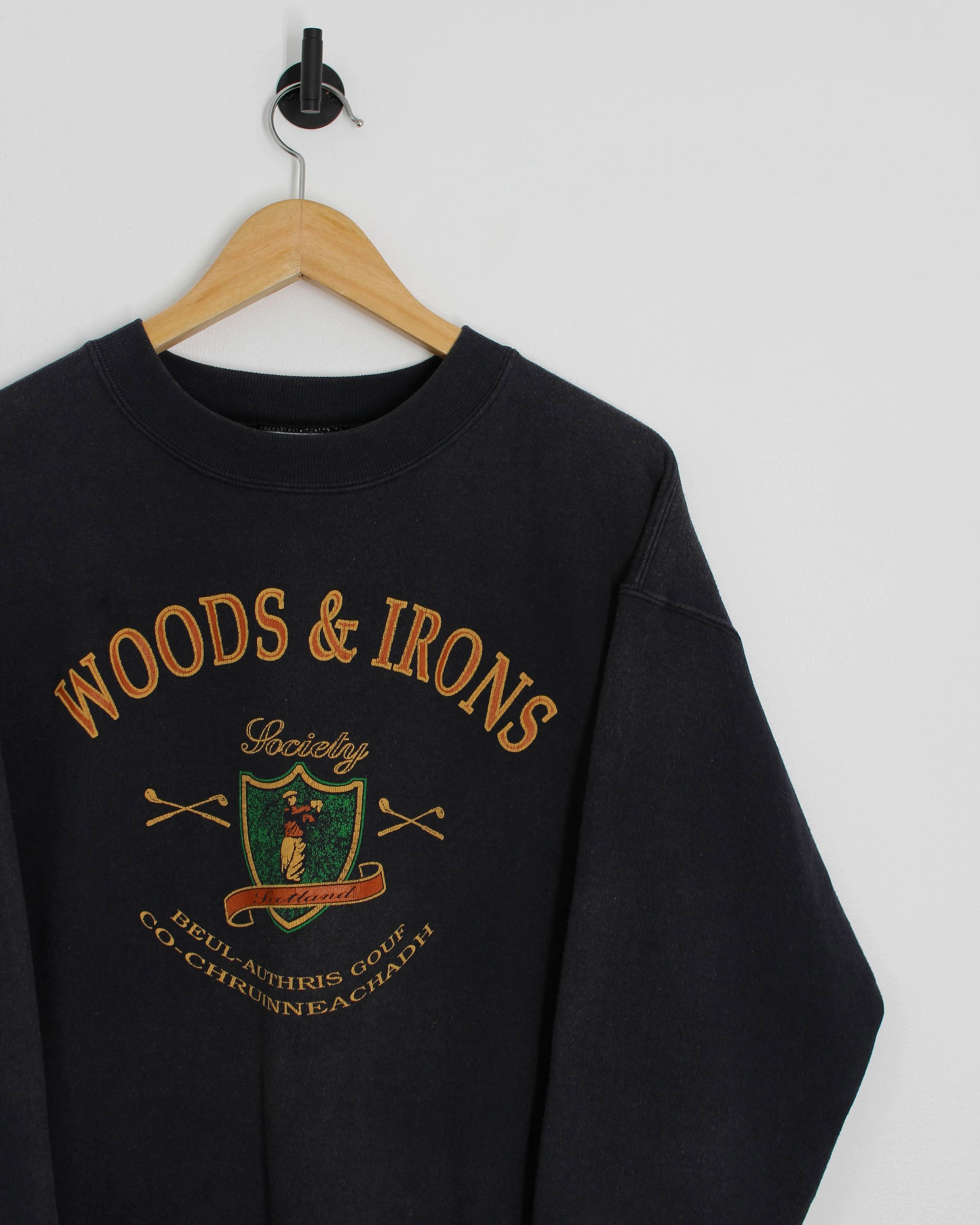 90s ‘Woods & Irons Society’ Crewneck Sweatshirt (M)
