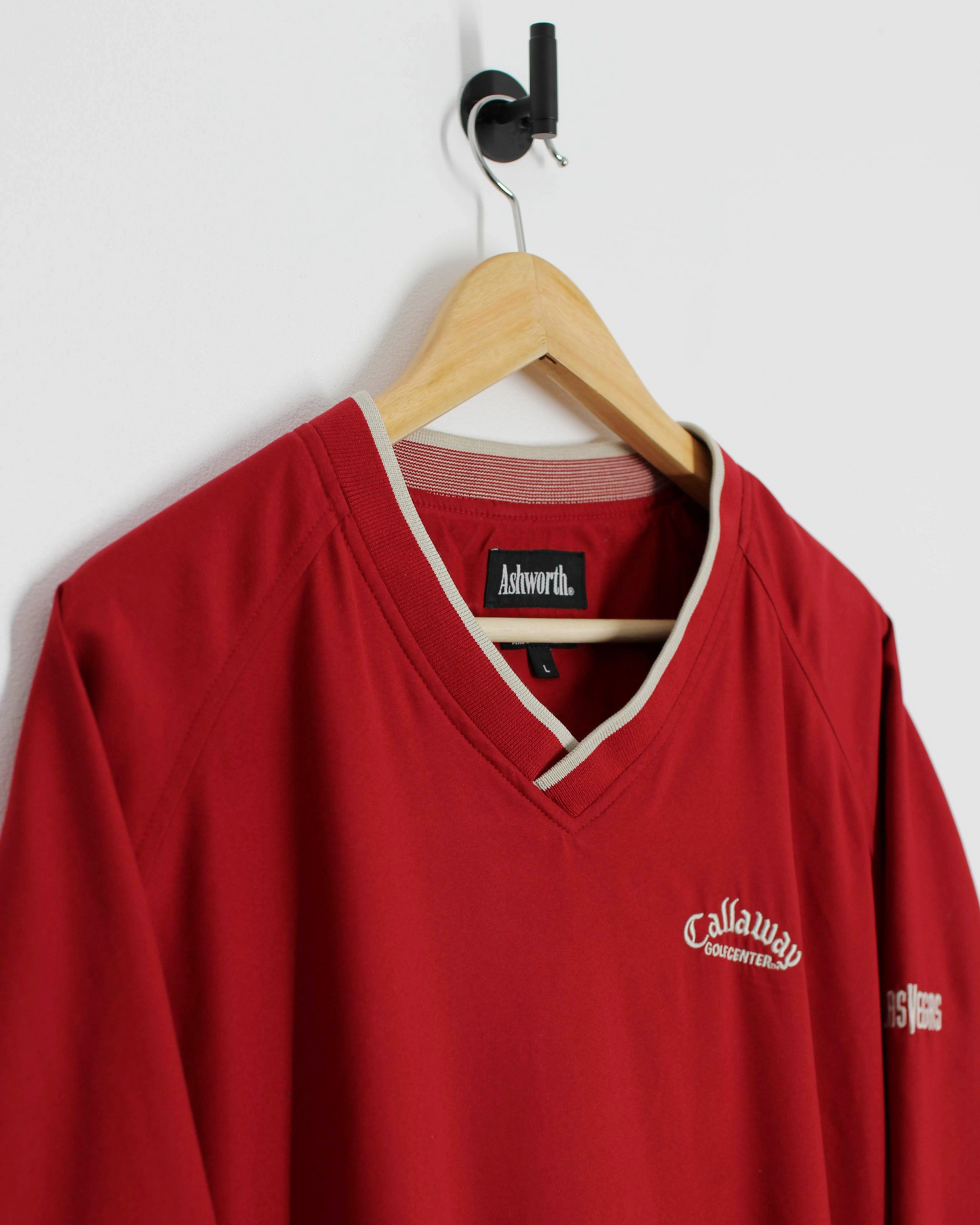 90s Ashworth x Callaway Las Vegas Red Windbreaker (L)