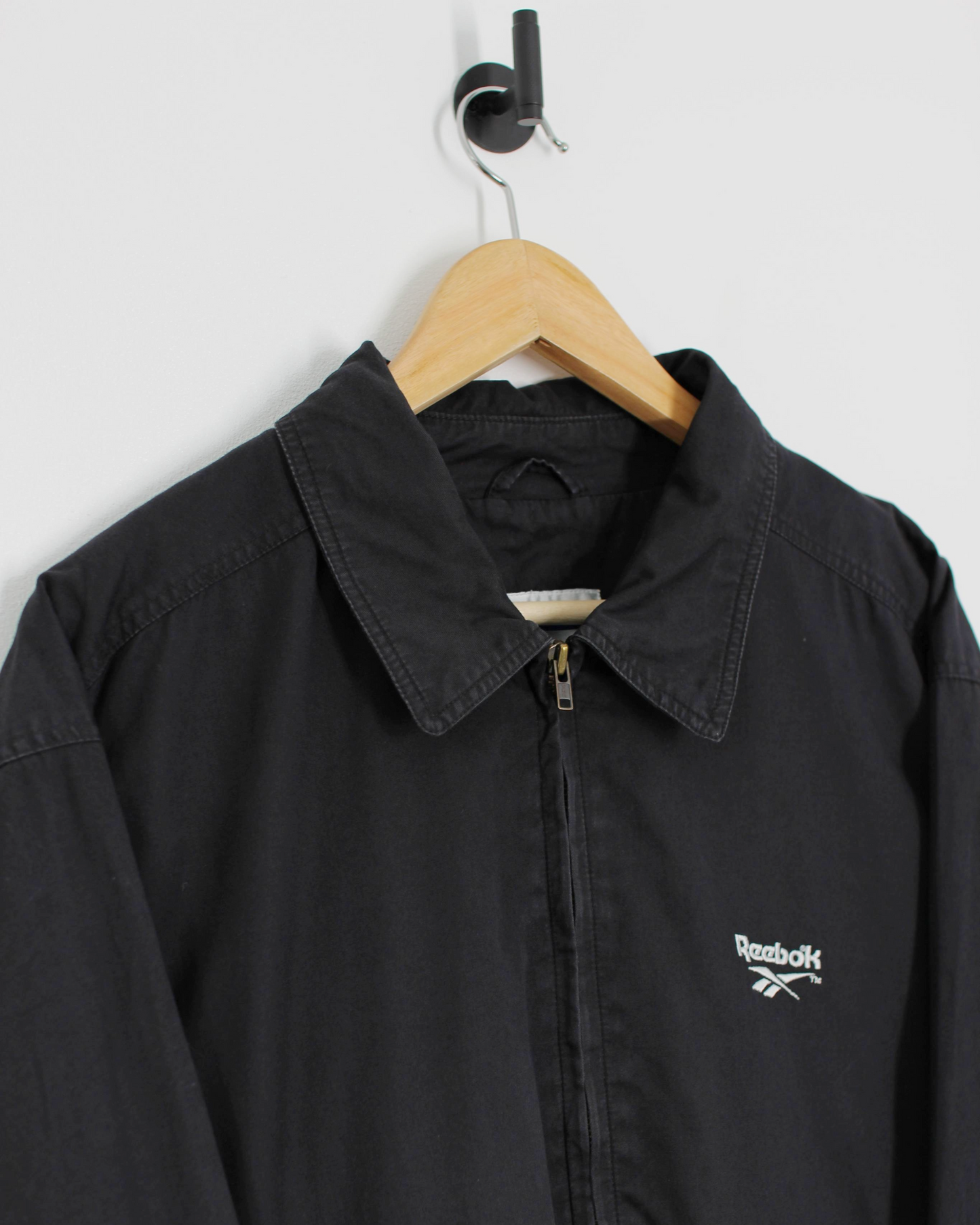 90s Reebok Golf Black Harrington Style Jacket (L)