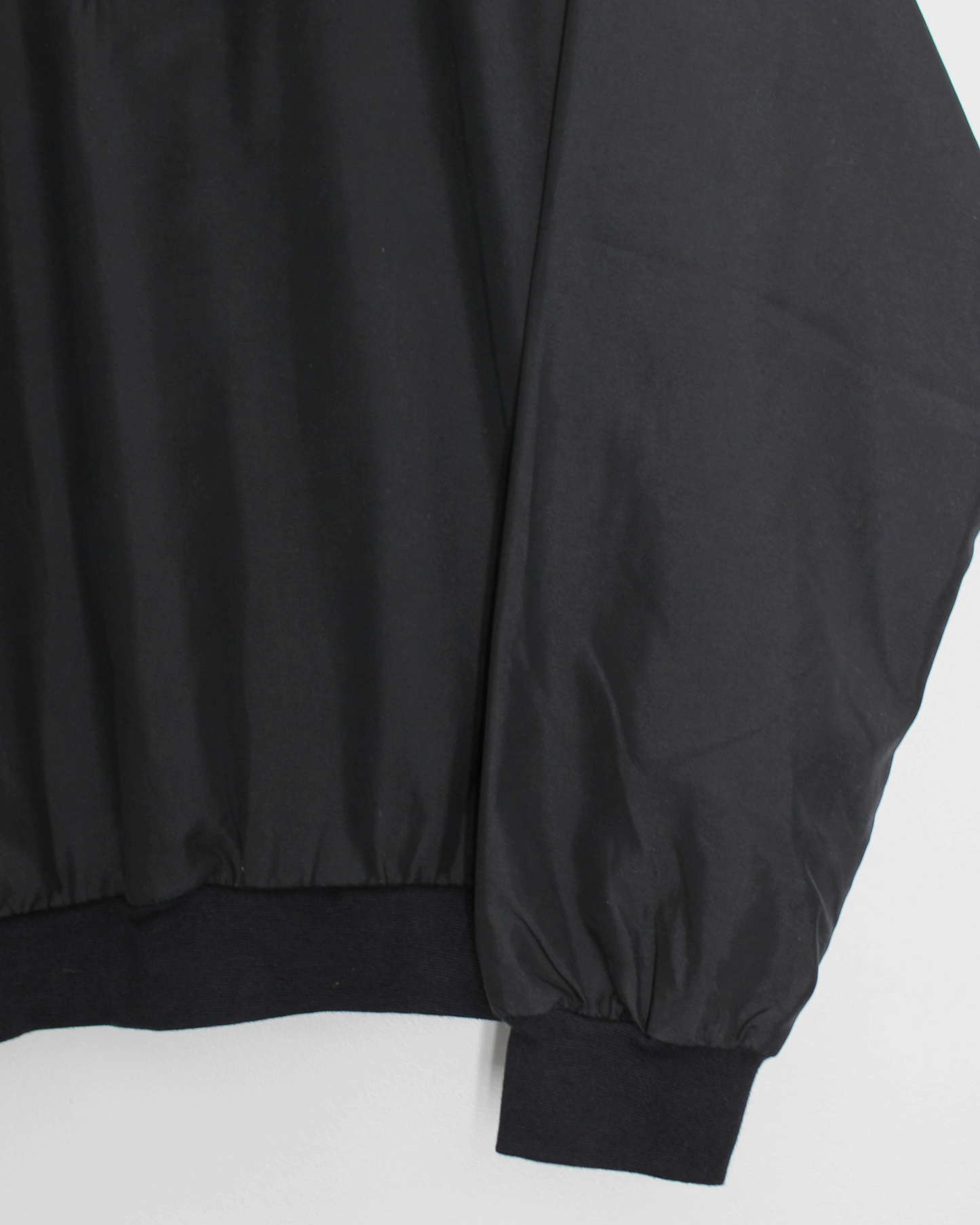 00s Nike Black Quarter-Snap Windbreaker with Tags (M)