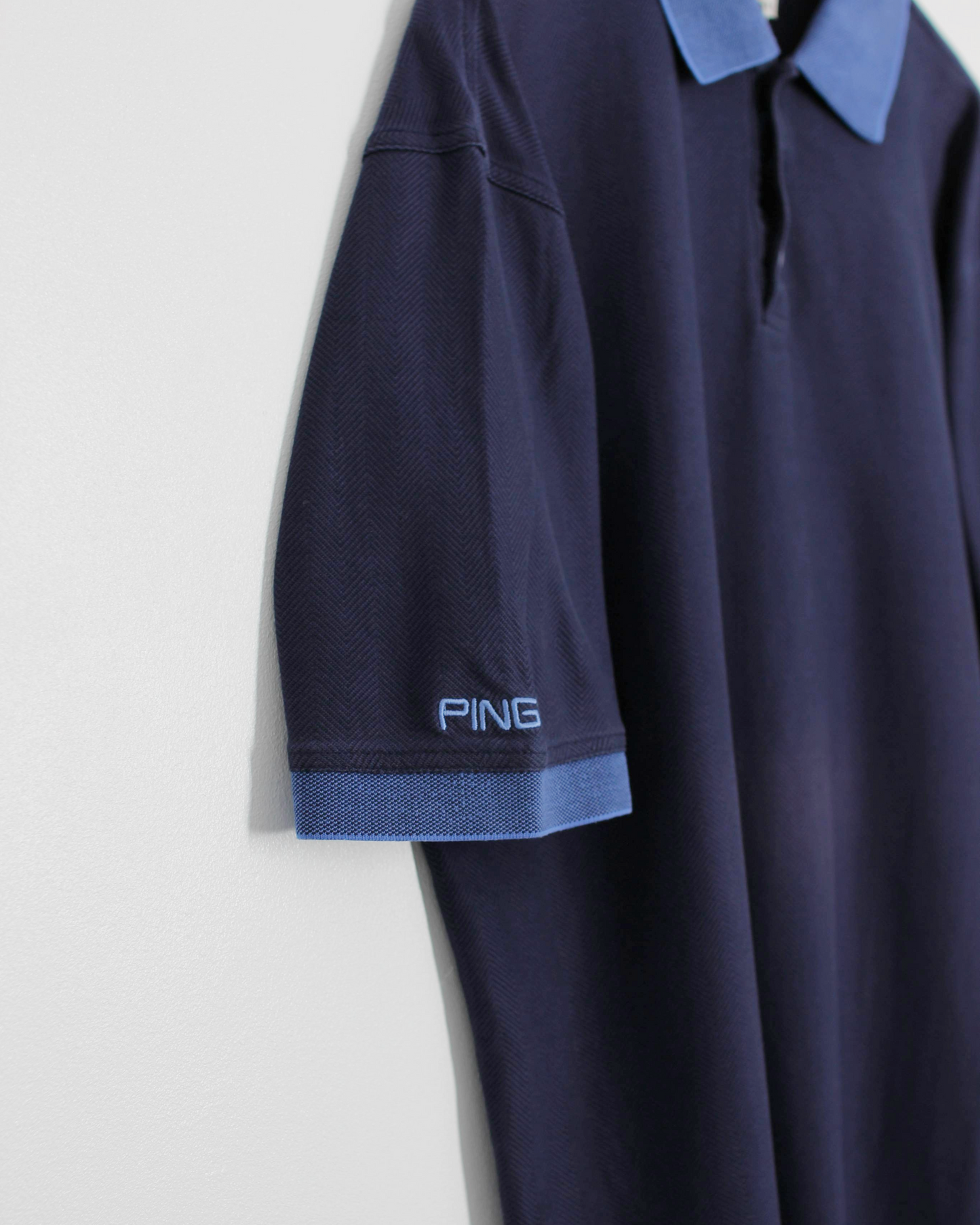 00s Ping Navy/Blue Polo-Shirt (L)