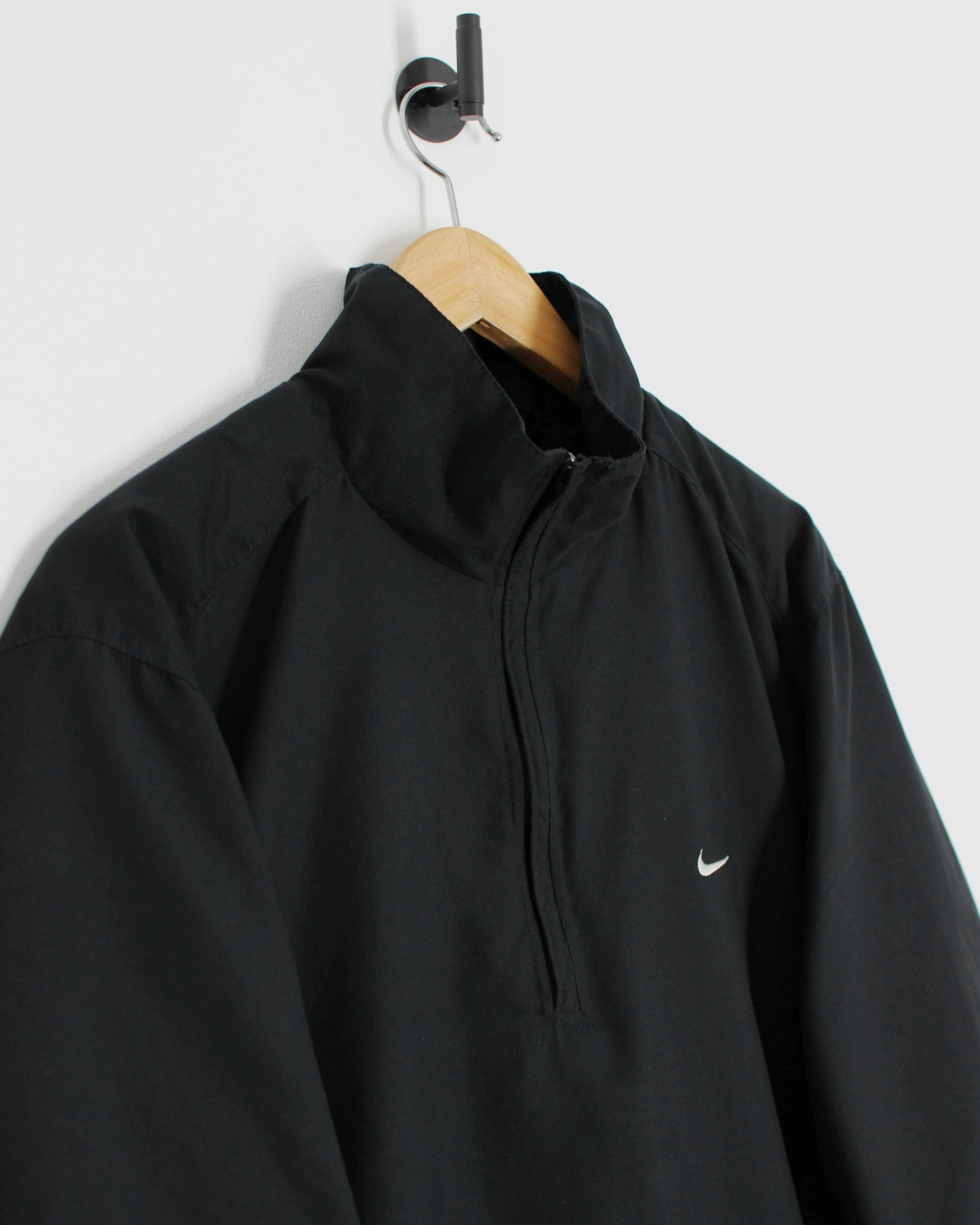 00s Nike Black Short Sleeve Windbreaker (L)