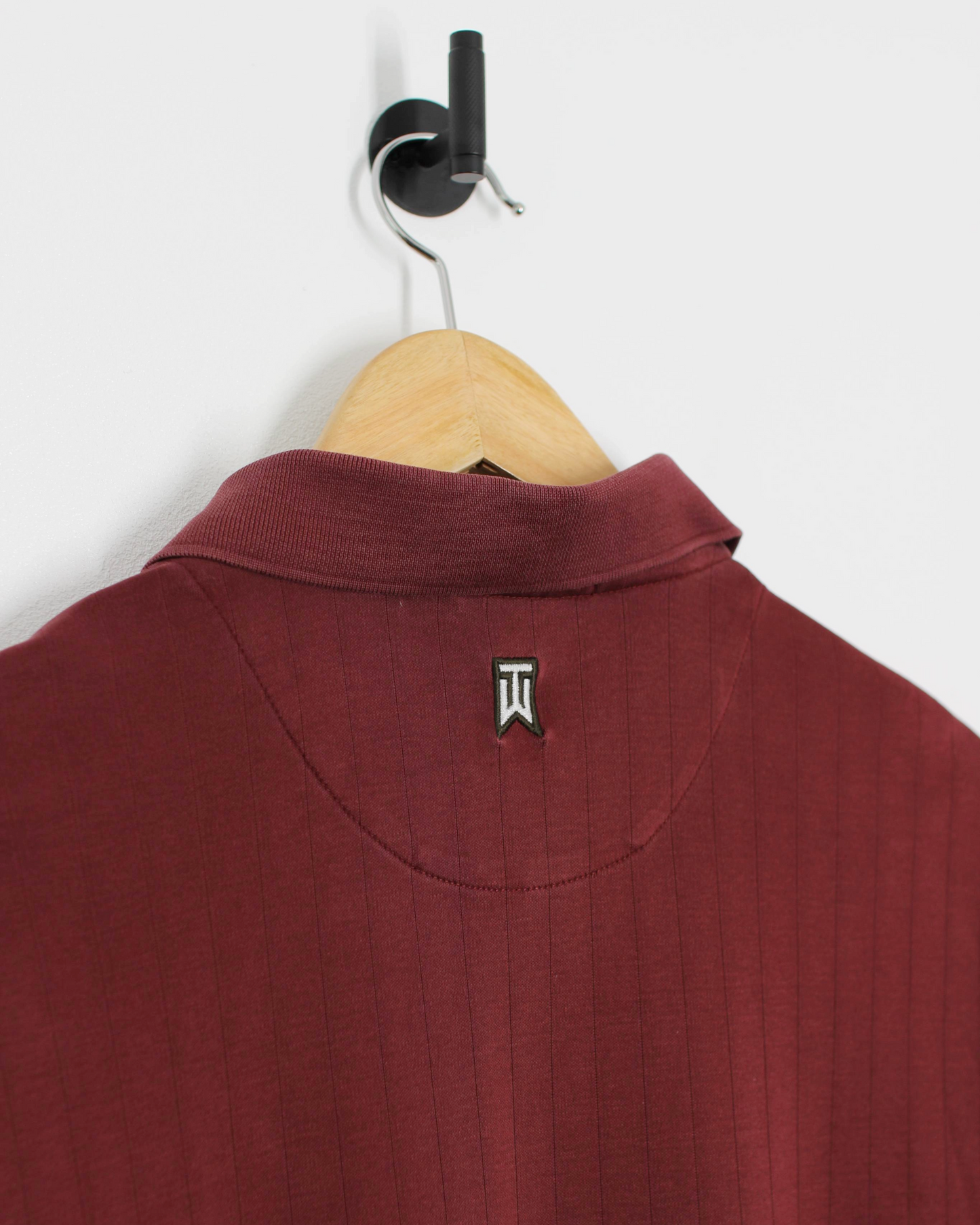 00s Nike Tiger Woods Maroon Polo-Shirt (M)