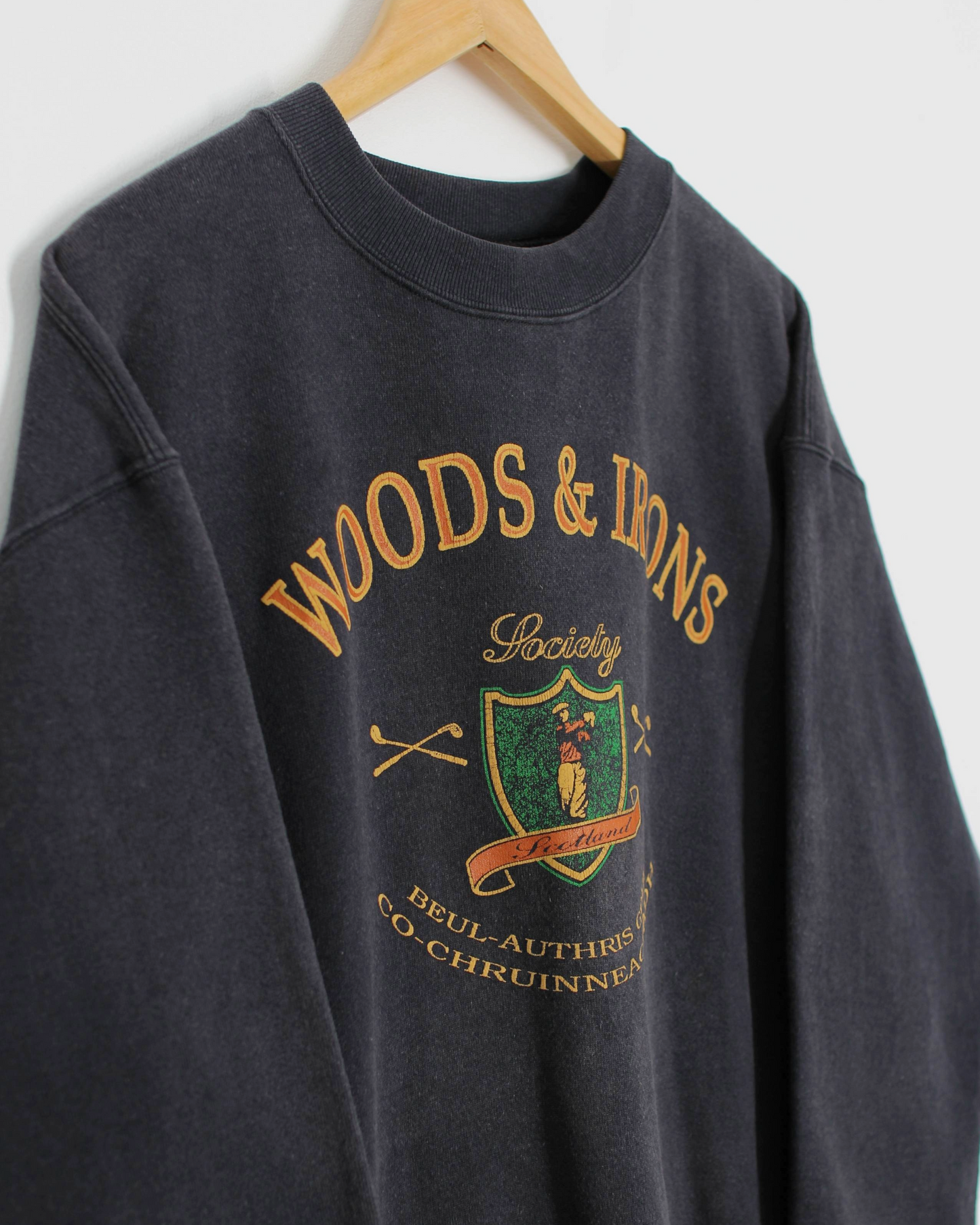 90s ‘Woods & Irons Society’ Crewneck Sweatshirt (M)