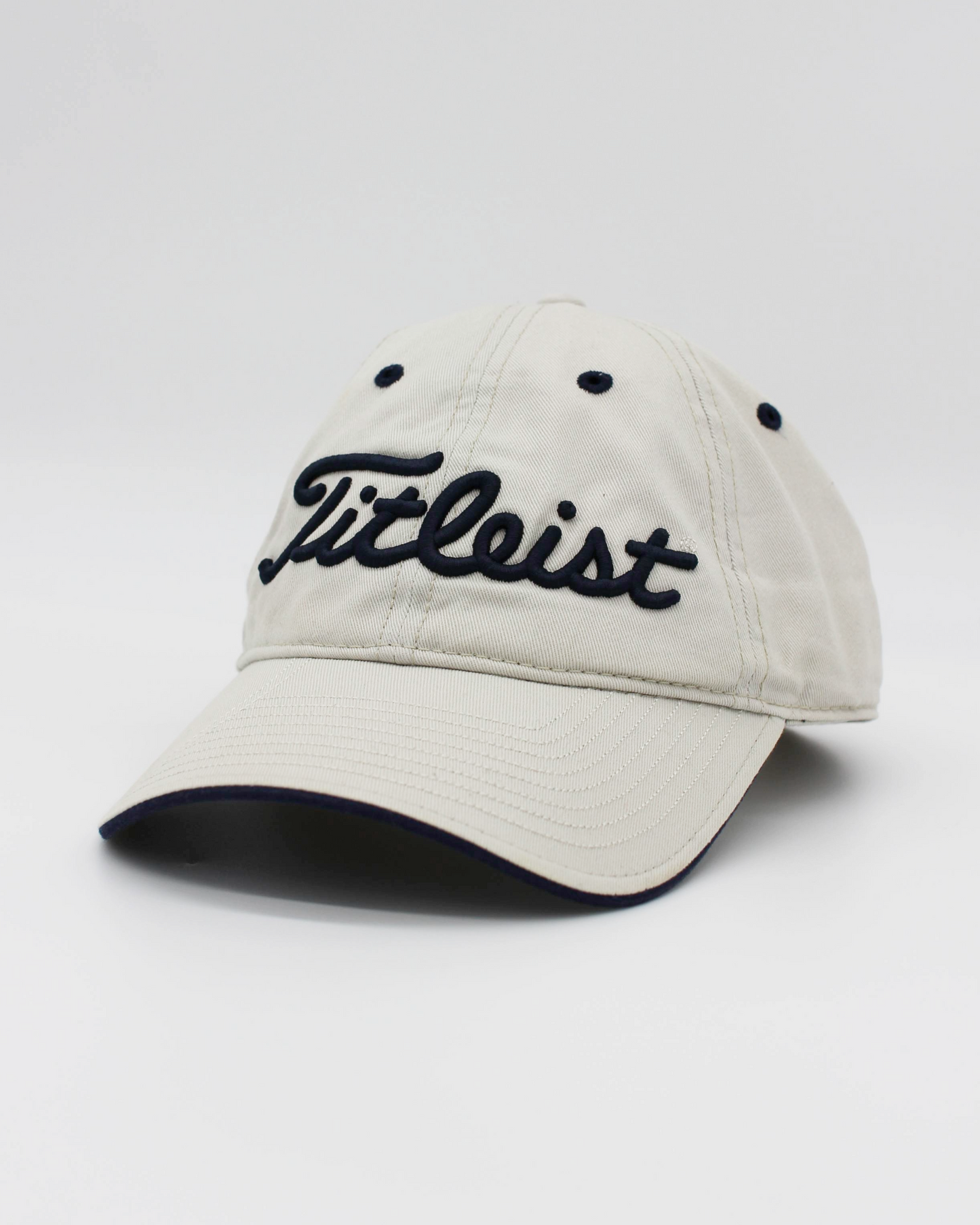 00s Titleist Cream/Navy Cap by New Era